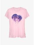 Avatar: The Way of Water Jake and Neytiri Face Heart Girls T-Shirt, LIGHT PINK, hi-res