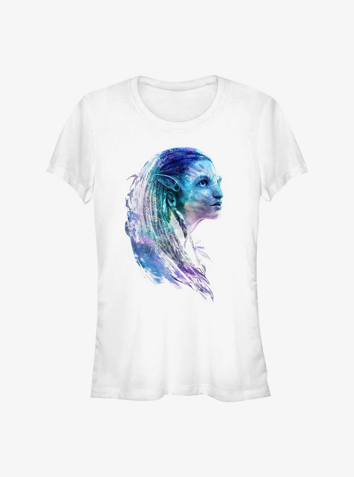 Avatar: The Way of Water Neytiri Portrait Girls T-Shirt, WHITE, hi-res
