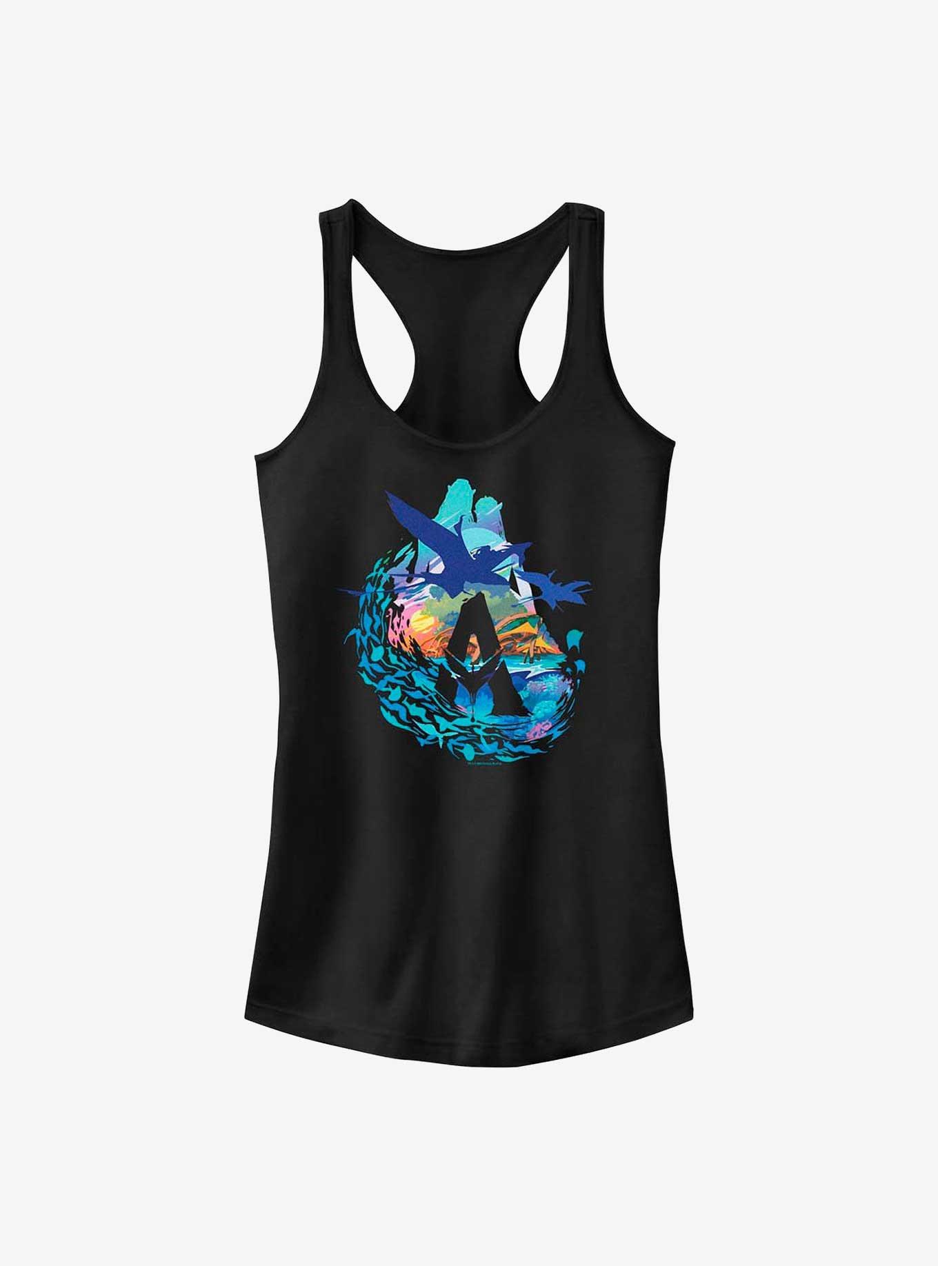 Avatar: The Way of Water Scenic Flyby Girls Tank, BLACK, hi-res