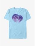 Avatar: The Way of Water Jake and Neytiri Face Heart T-Shirt, LT BLUE, hi-res