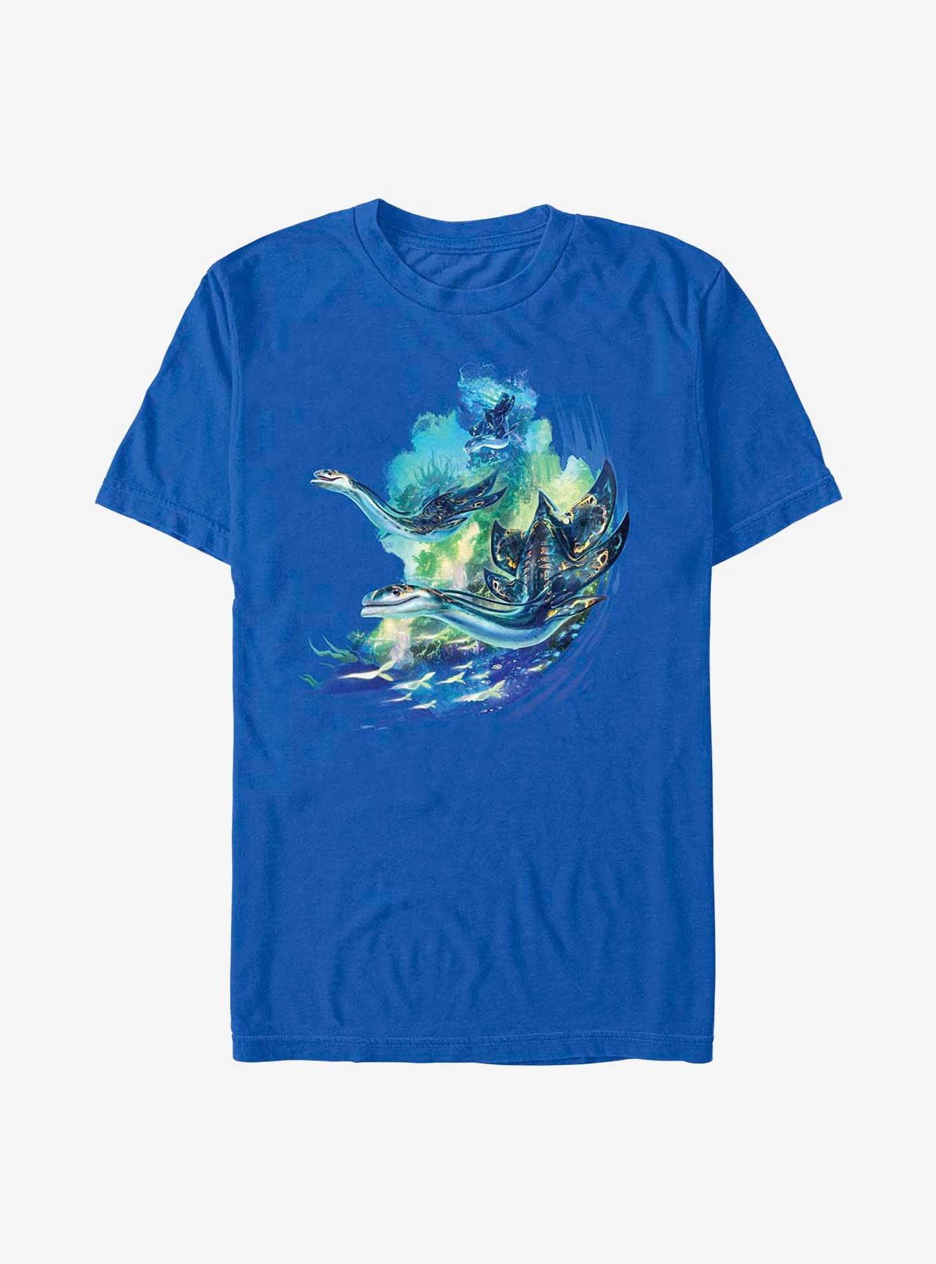 Avatar: The Way of Water Tulkun Dive T-Shirt, ROYAL, hi-res