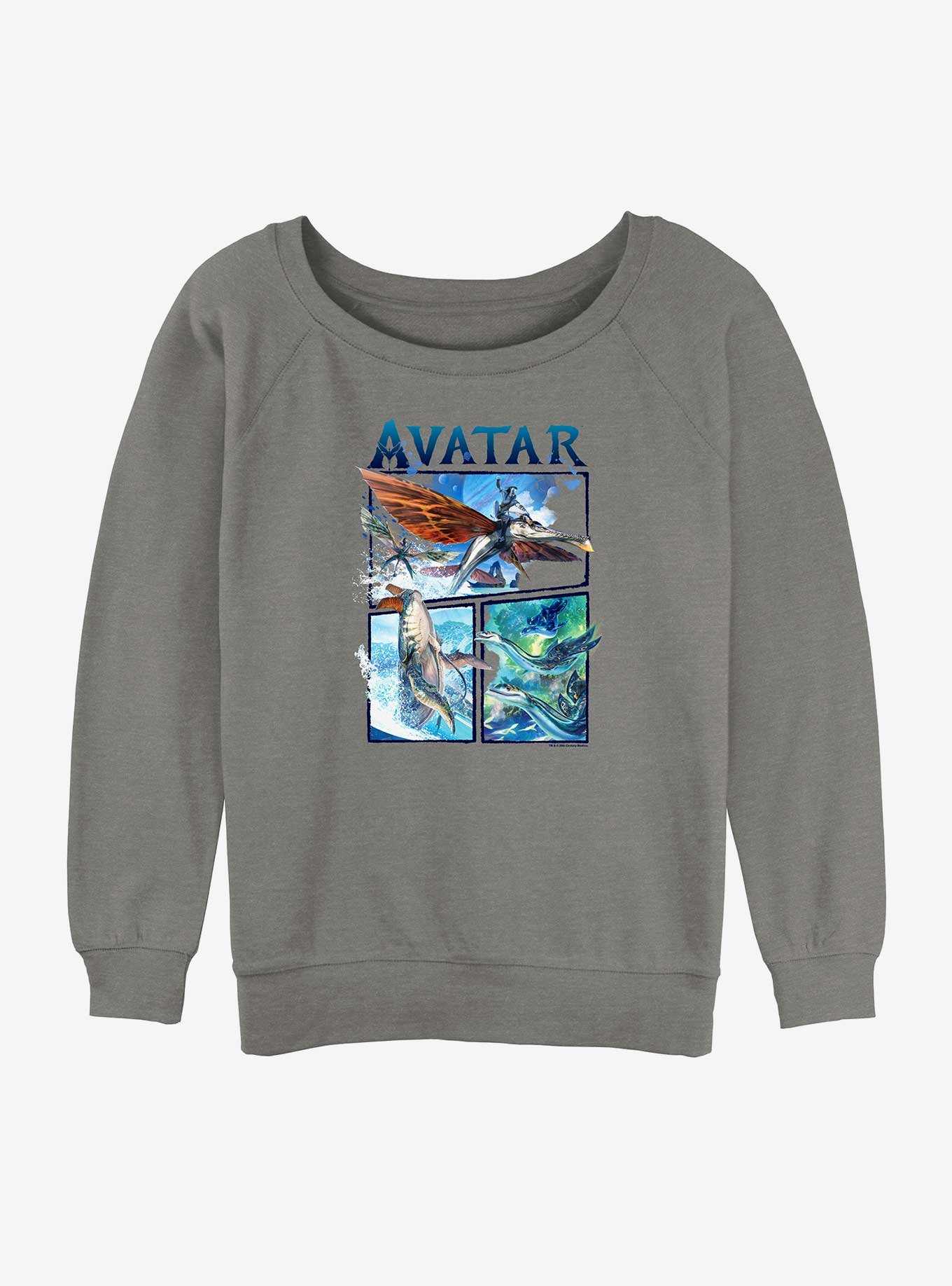 Avatar: The Way of Water Air and Sea Girls Slouchy Sweatshirt, , hi-res