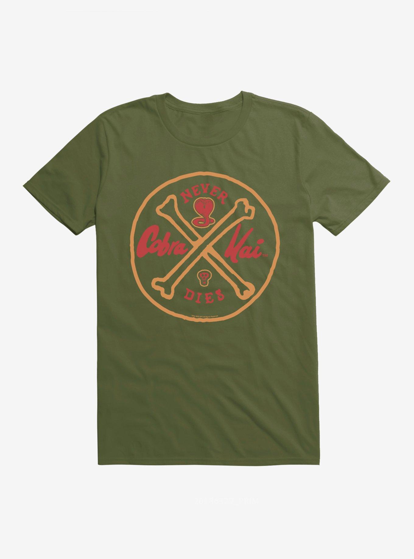 Cobra Kai Never Dies Doodle T-Shirt, CITY GREEN, hi-res