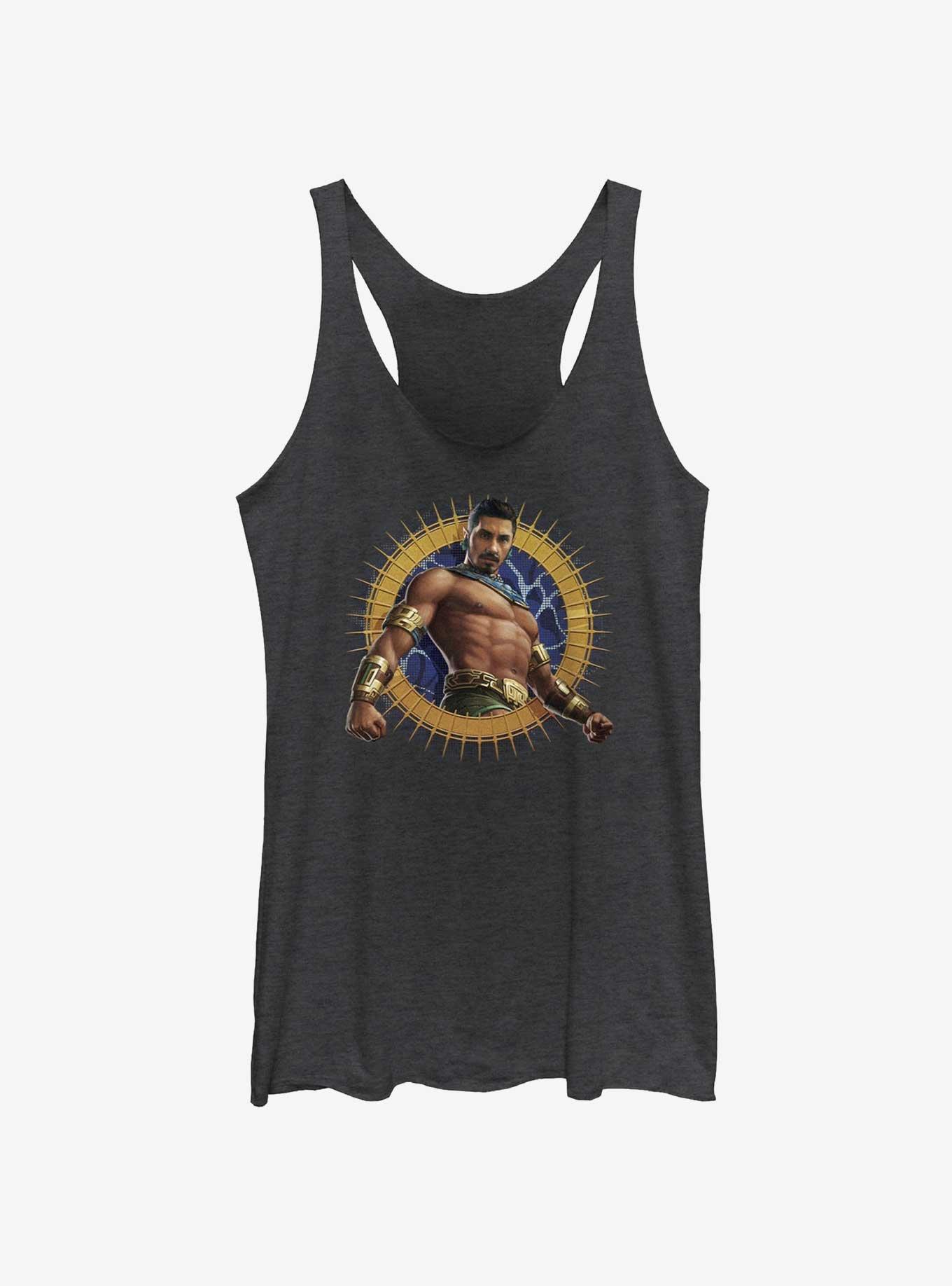 Marvel Black Panther: Wakanda Forever Namor The Submariner Womens Tank Top, BLK HTR, hi-res