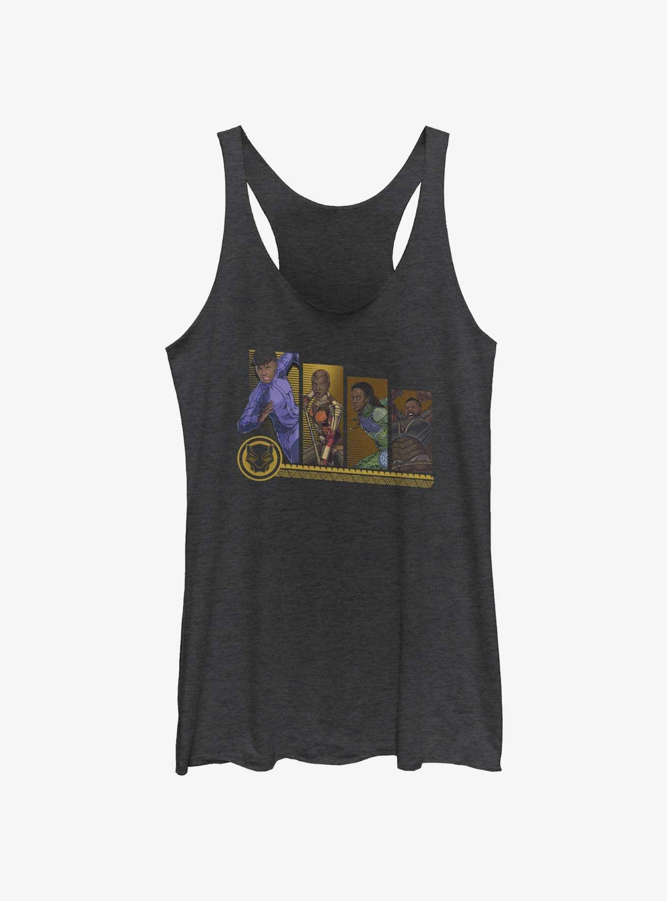 Marvel Black Panther: Wakanda Forever Hero Panels Womens Tank Top, , hi-res