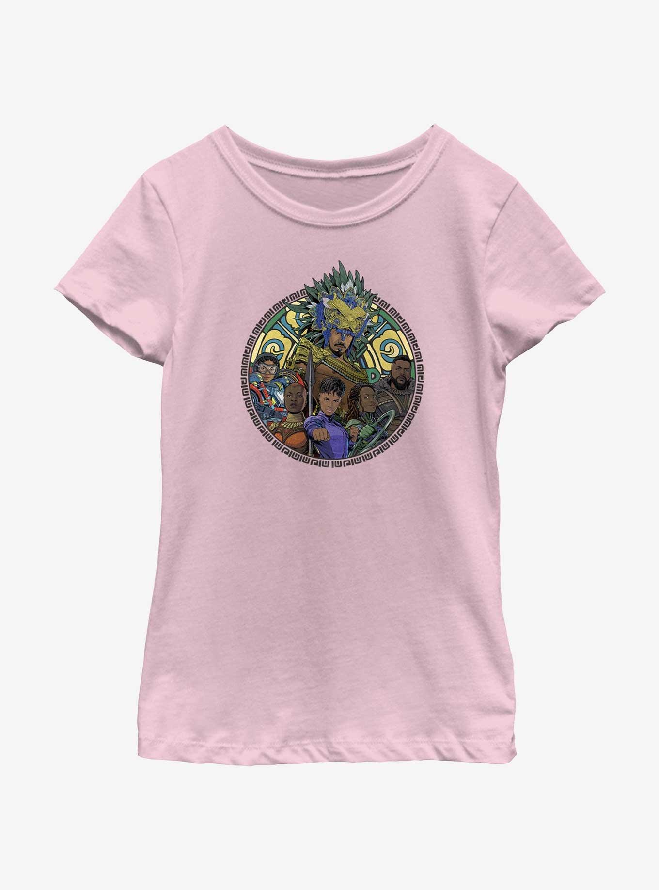 Marvel Black Panther: Wakanda Forever Hero Circle Youth Girls T-Shirt, , hi-res