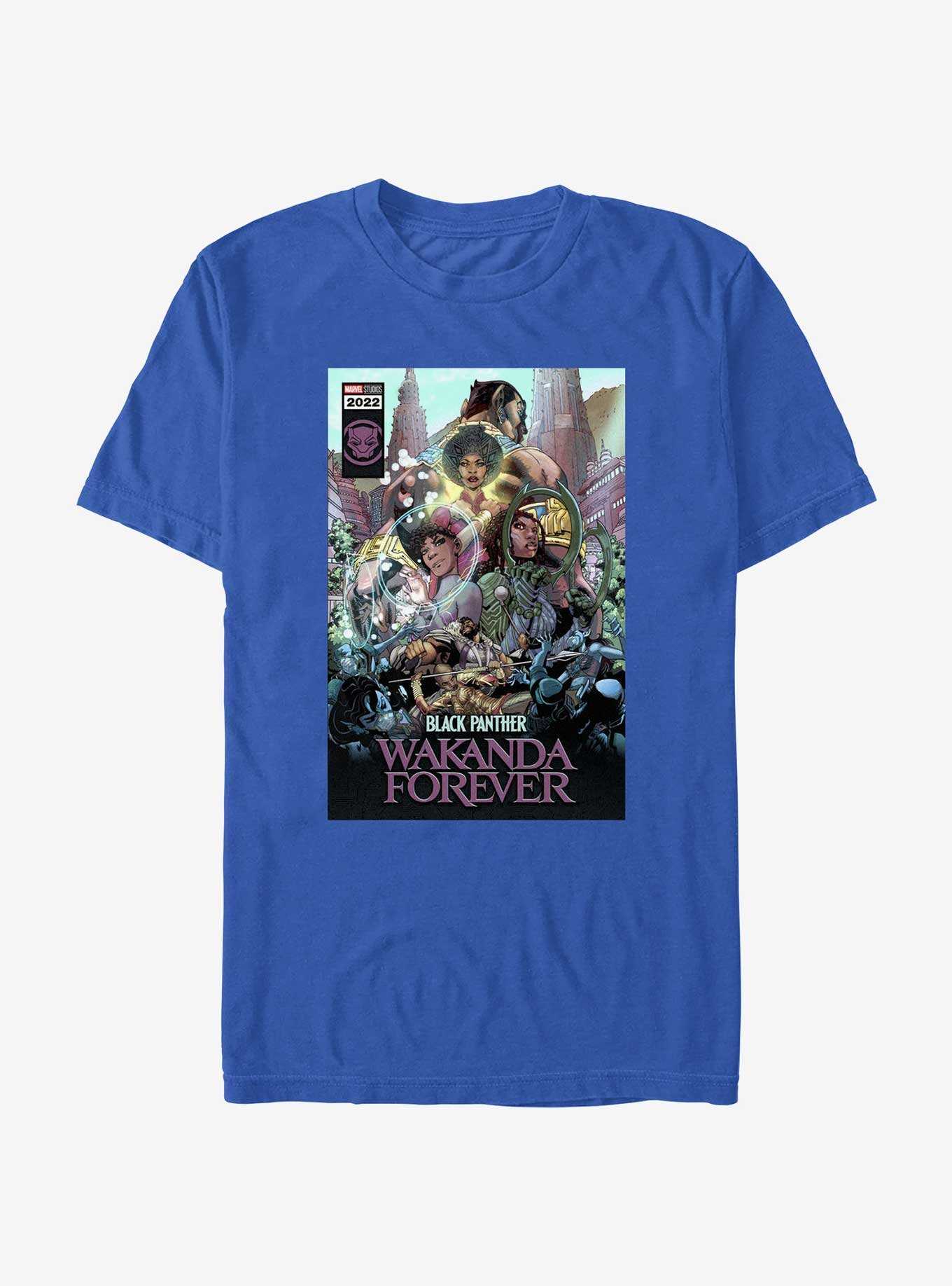 Marvel Black Panther: Wakanda Forever Comic Cover T-Shirt, , hi-res