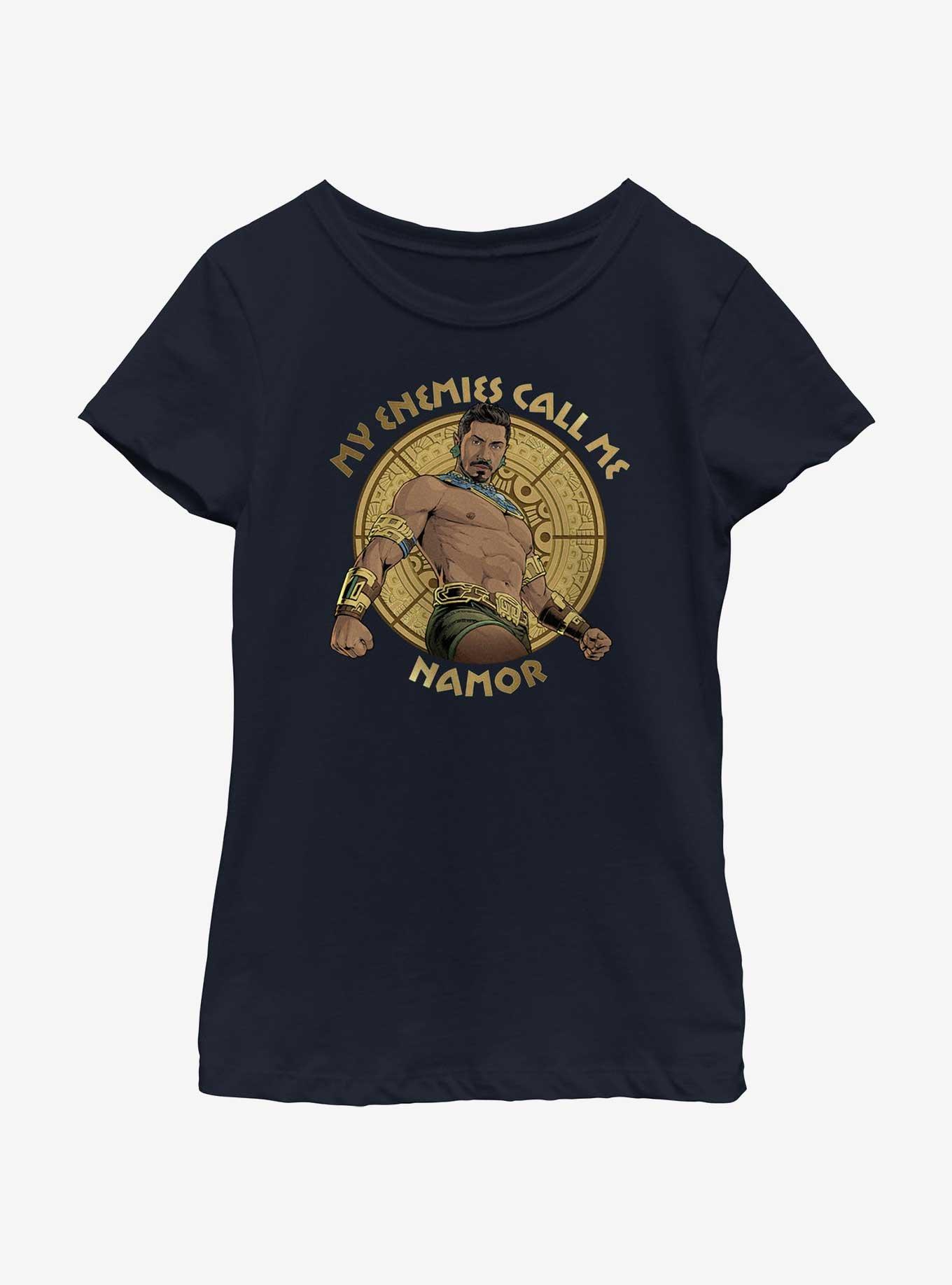 Marvel Black Panther: Wakanda Forever Call Me Namor Youth Girls T-Shirt, , hi-res