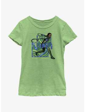 Marvel Black Panther: Wakanda Forever Nakia Badge Youth Girls T-Shirt, , hi-res