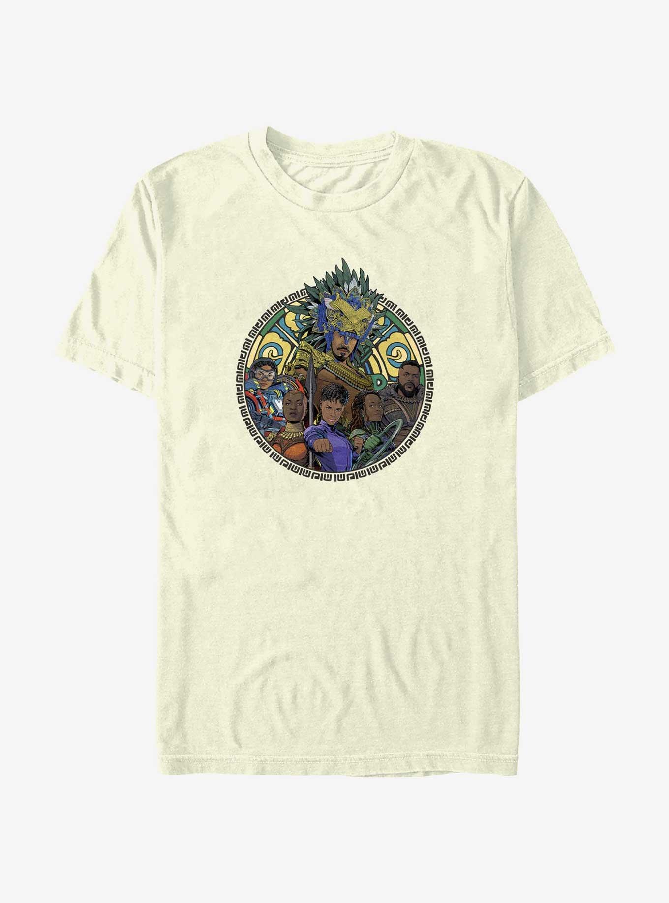 Marvel Black Panther: Wakanda Forever Hero Badge T-Shirt, NATURAL, hi-res