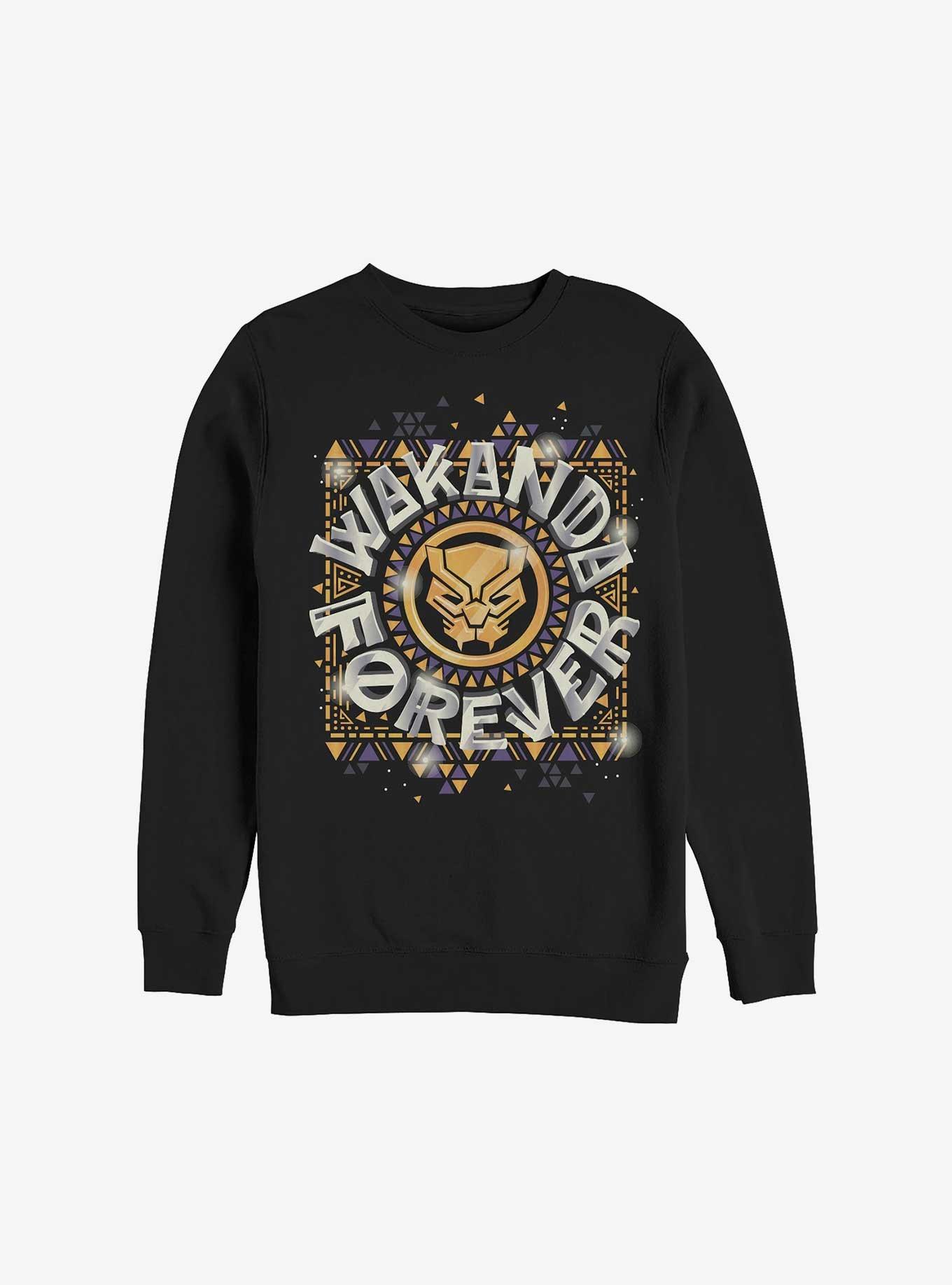 Marvel Black Panther Swag Wakanda Sweatshirt, BLACK, hi-res