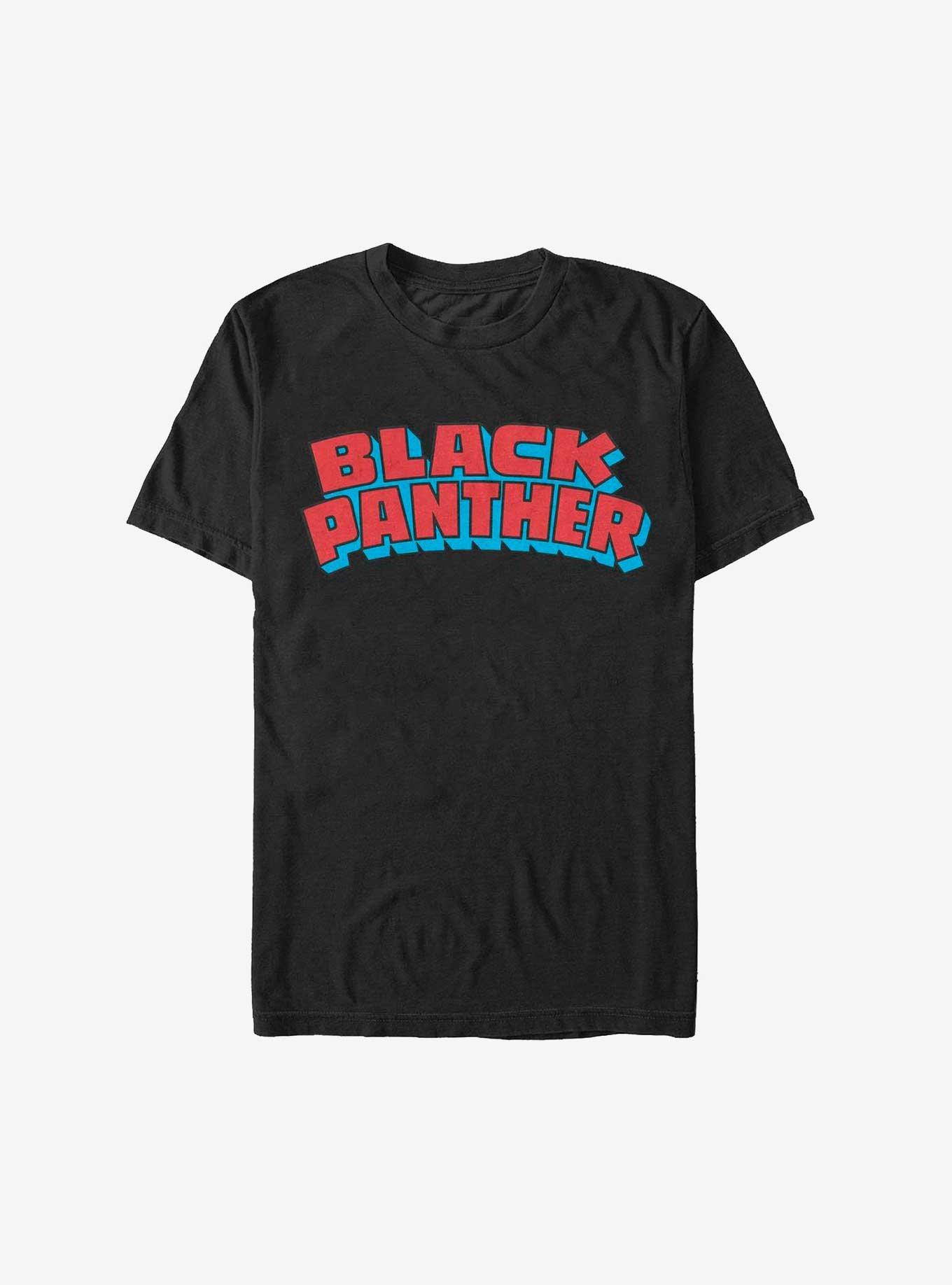 Marvel Black Panther Logo T-Shirt, BLACK, hi-res
