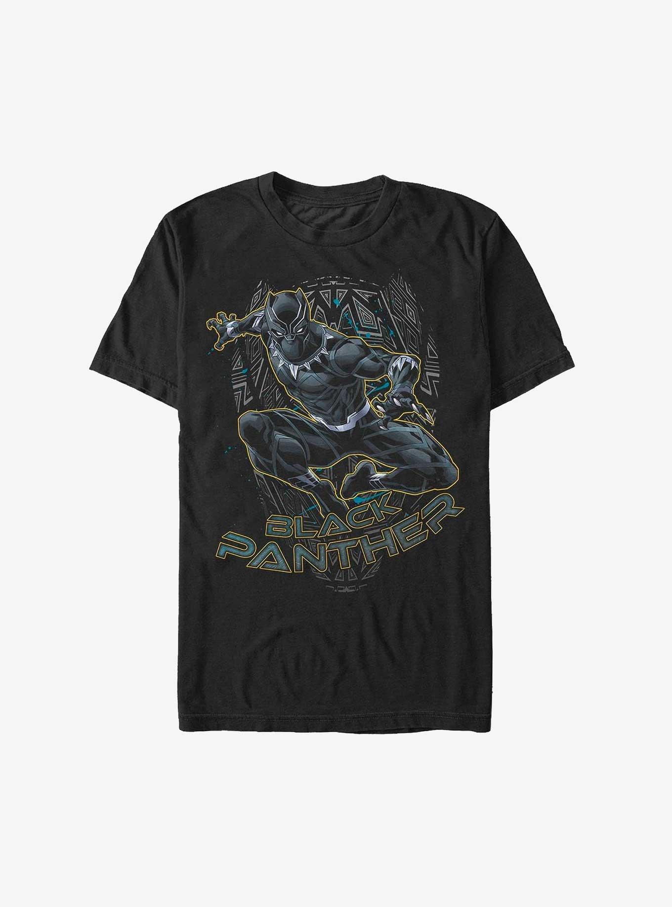 Marvel Black Panther Warrior of Wakanda T-Shirt, BLACK, hi-res