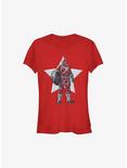 Marvel Red Guardian Action Pose Girls T-Shirt, RED, hi-res