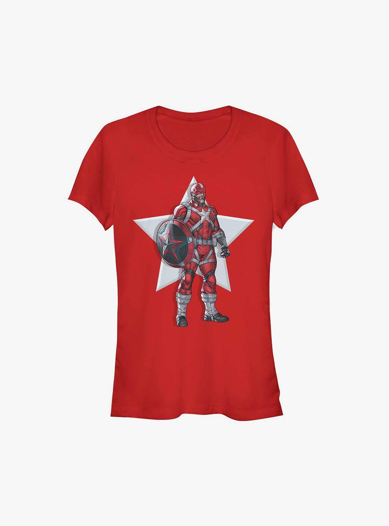 Marvel Red Guardian Action Pose Girls T-Shirt, , hi-res