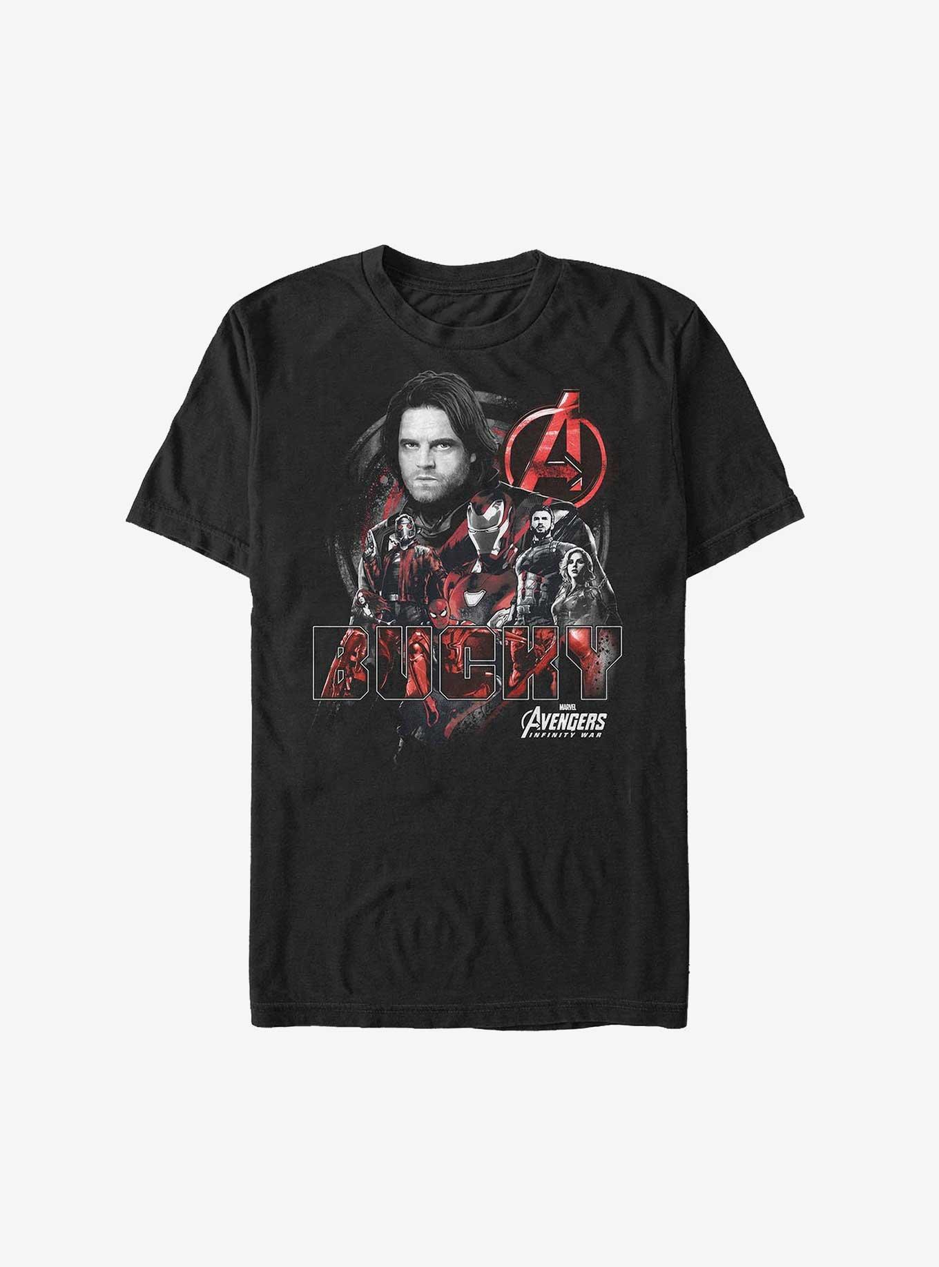 Marvel Bucky Avengers Squad T-Shirt