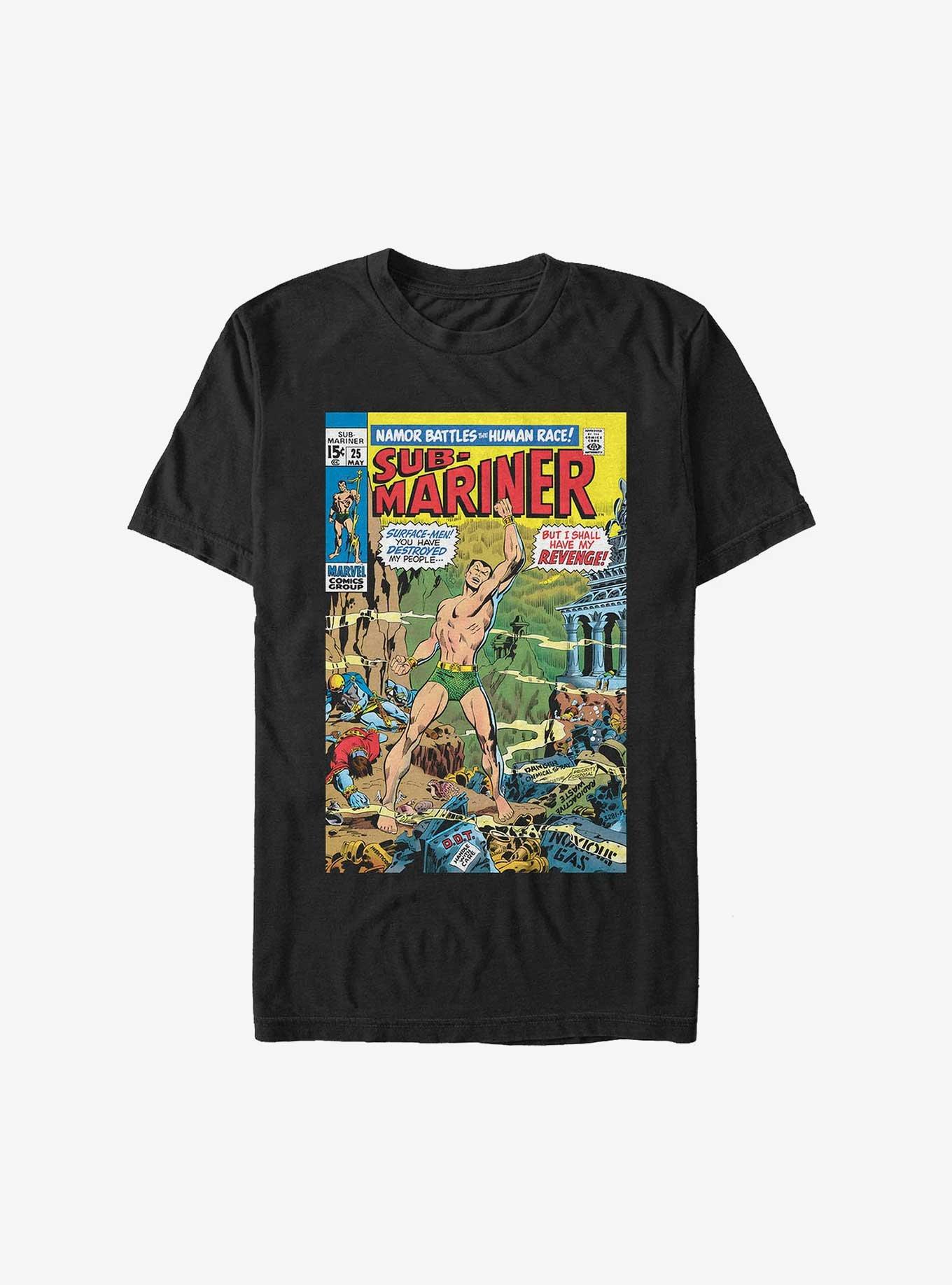Marvel Sub-Mariner Comic Cover T-Shirt, BLACK, hi-res