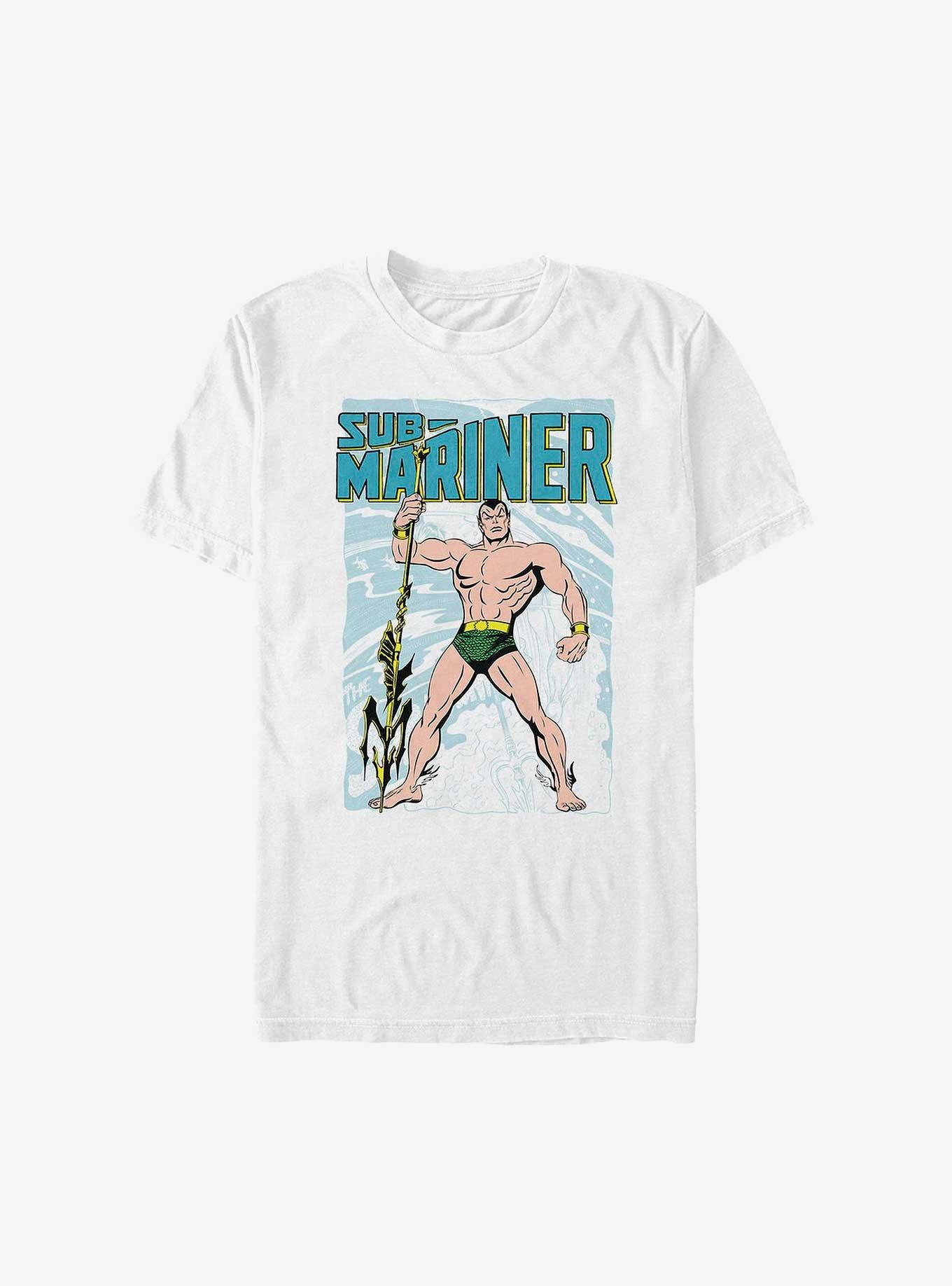 Marvel Sub-Mariner Surf T-Shirt, WHITE, hi-res
