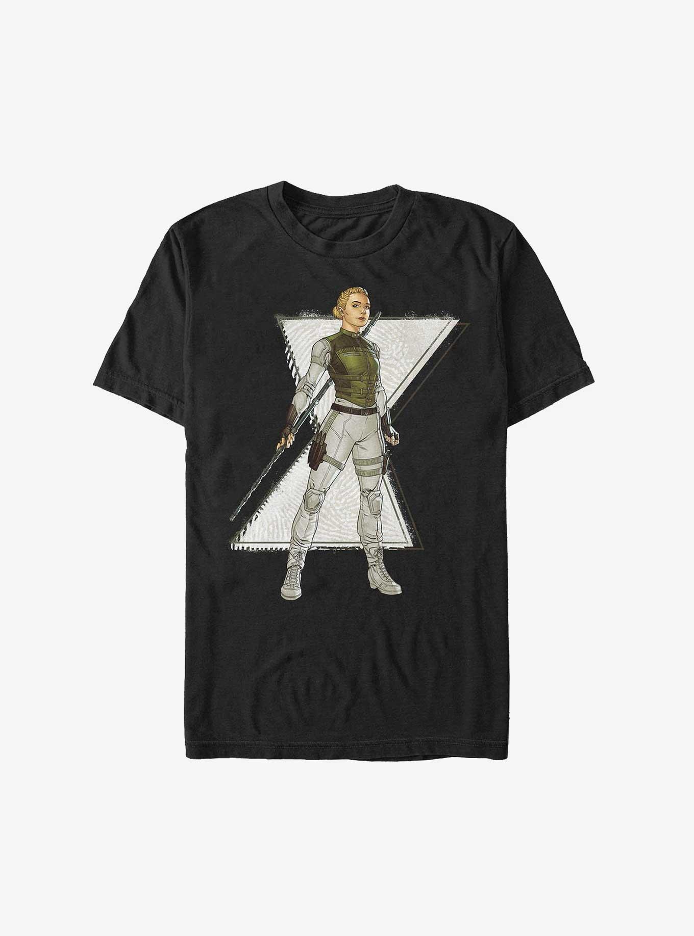 Marvel Yelena Action Pose T-Shirt, BLACK, hi-res