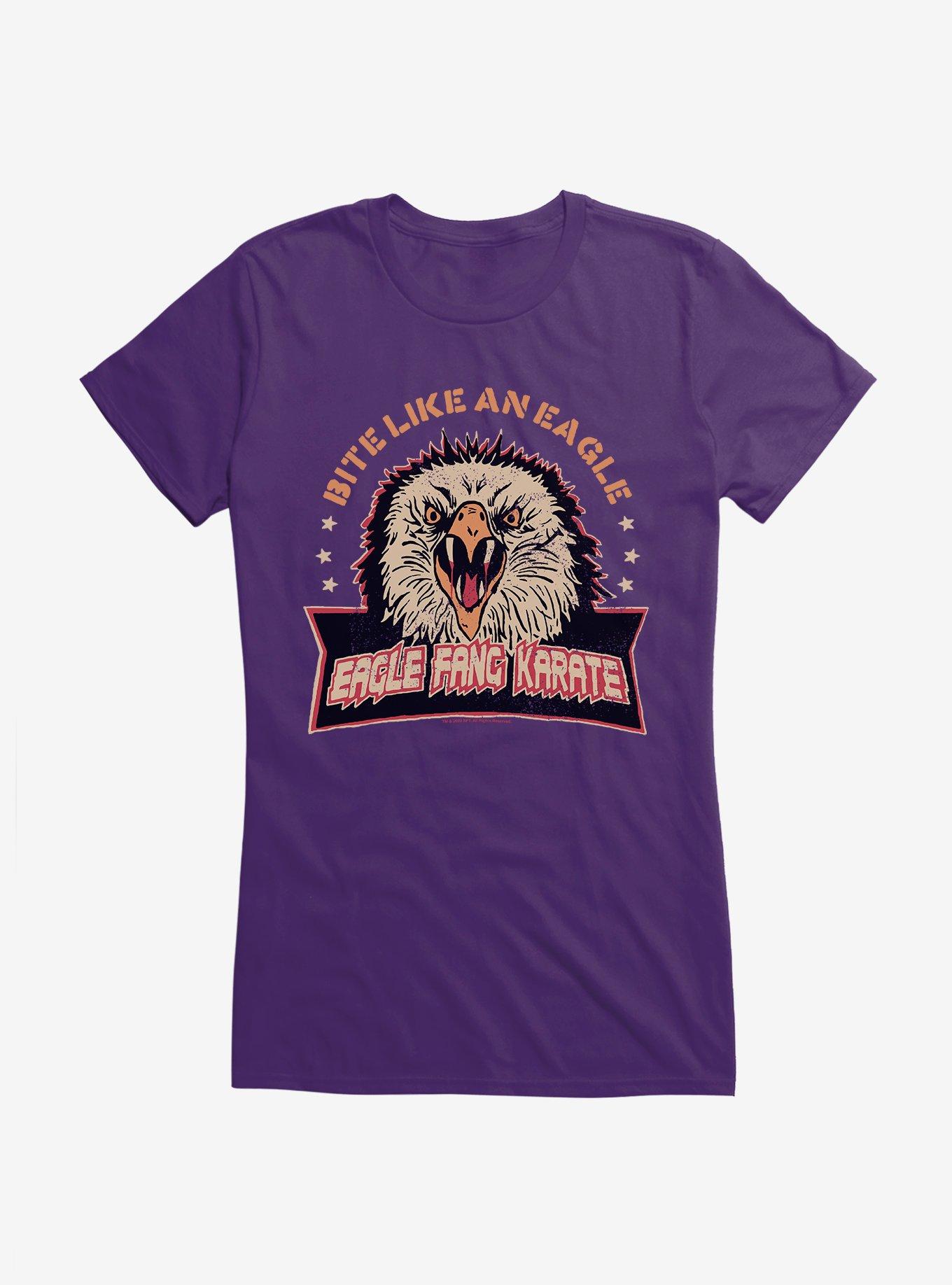 Cobra Kai Eagle Fang Karate Girls T-Shirt, PURPLE, hi-res