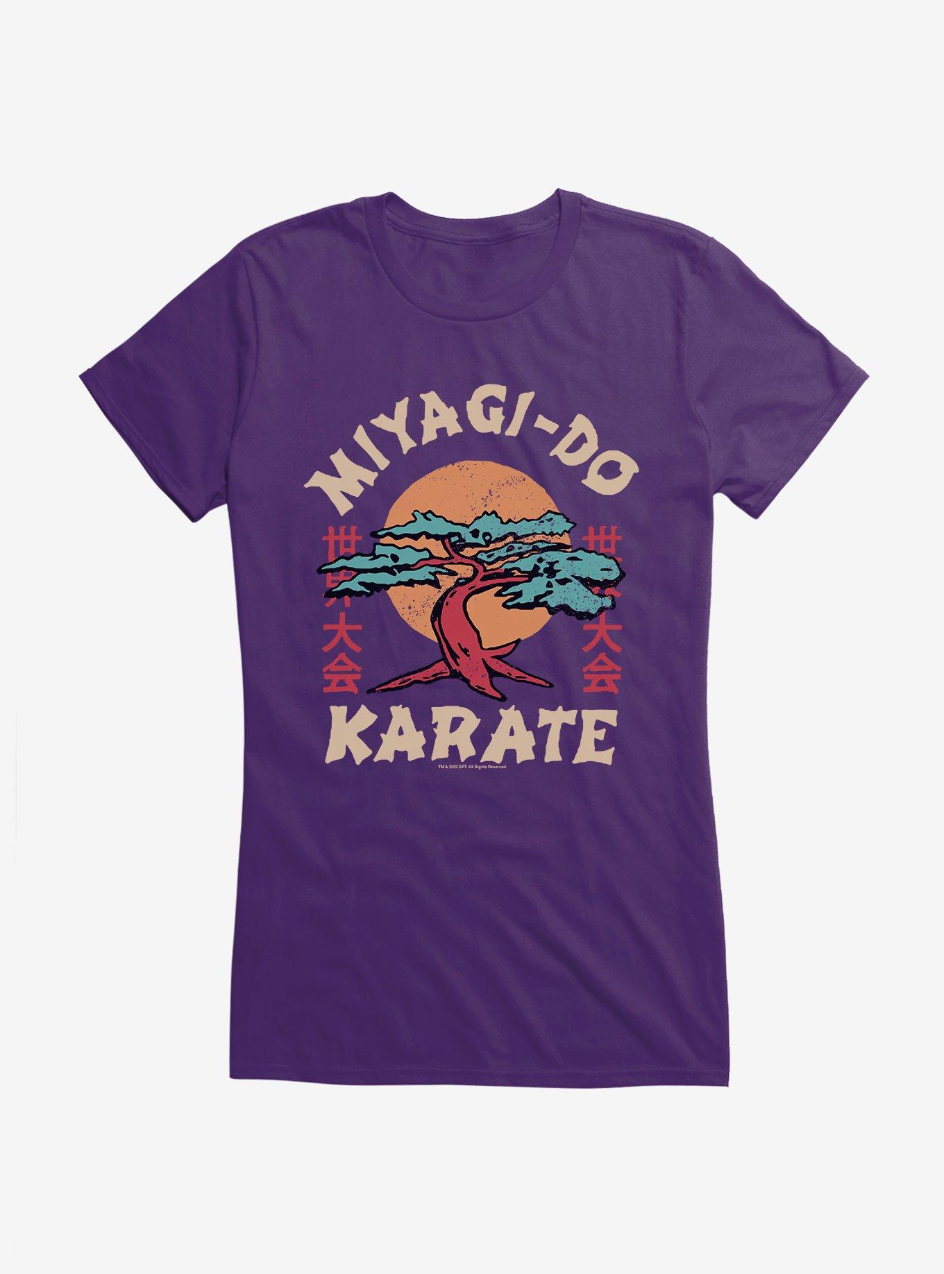Cobra Kai Miyagi-Do Karate Girls T-Shirt, PURPLE, hi-res