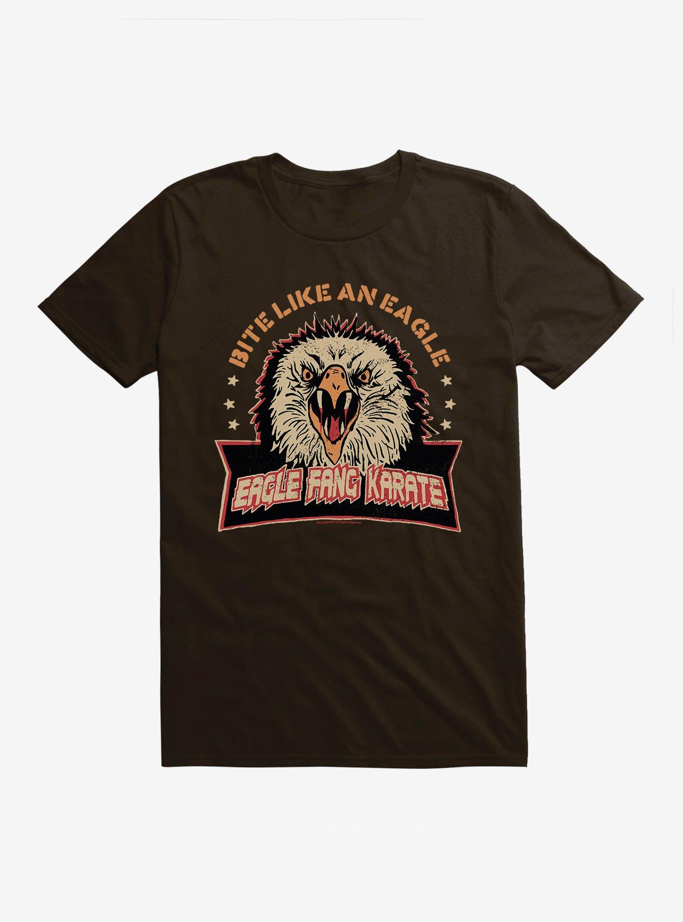 Cobra Kai Eagle Fang Karate T-Shirt, DARK CHOCOLATE, hi-res