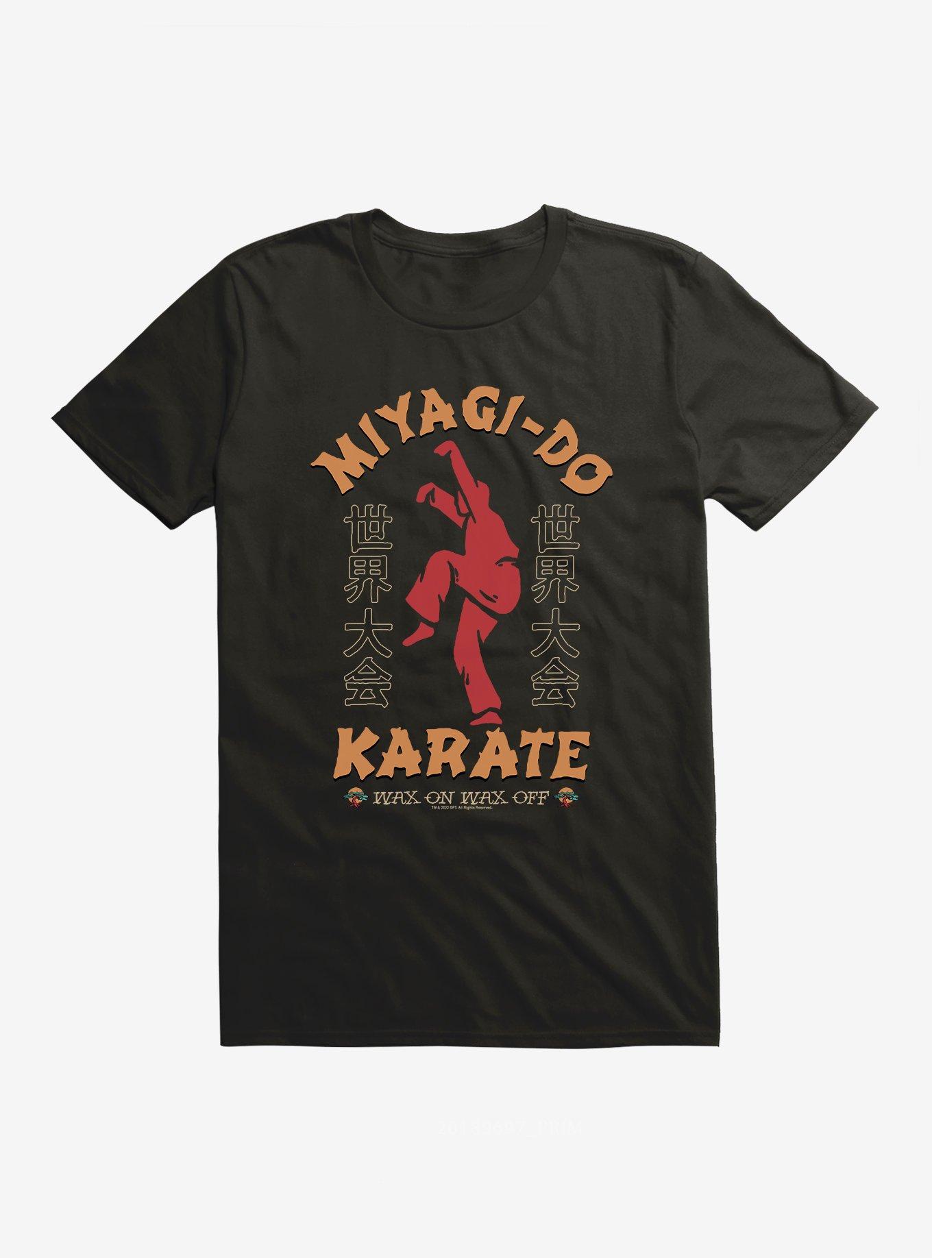 Cobra Kai Wax On Wax Off T-Shirt, BLACK, hi-res