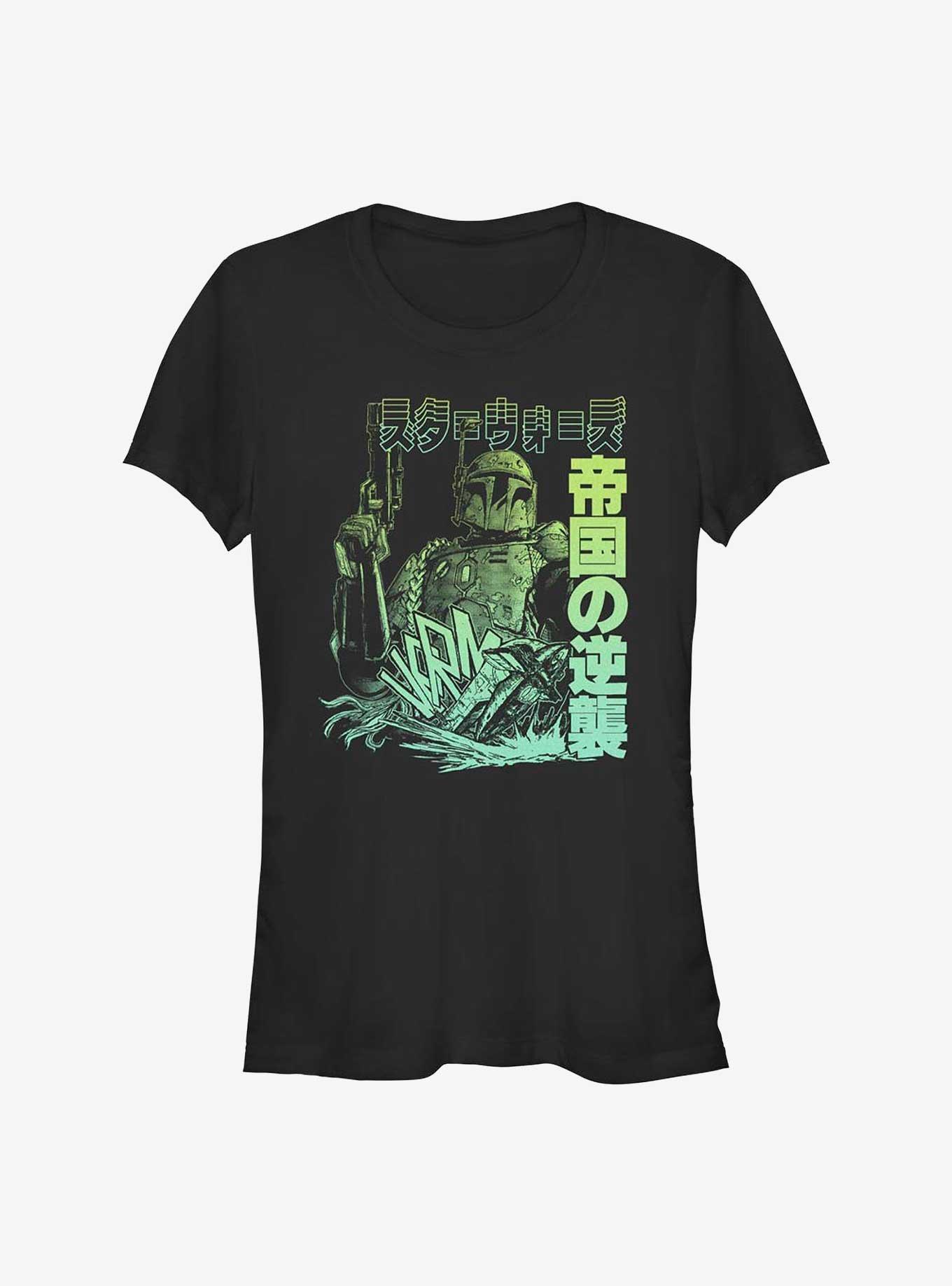 Star Wars Boba Fett Empire Strikes Back in Japanese Girls T-Shirt, , hi-res
