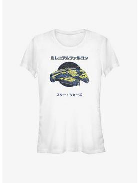 Star Wars Millennium Falcon in Japanese Girls T-Shirt, , hi-res