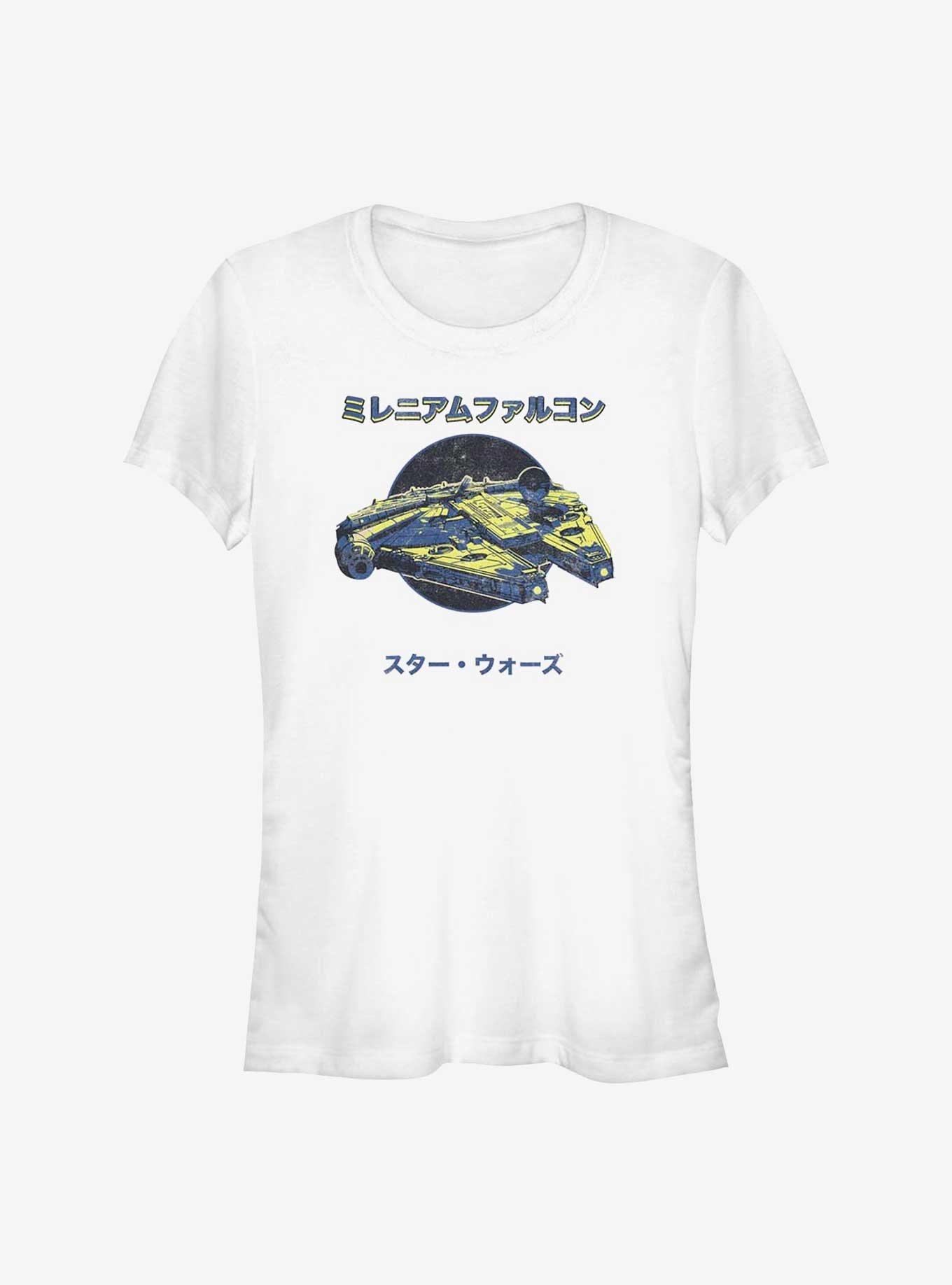Star Wars Millennium Falcon in Japanese Girls T-Shirt, , hi-res