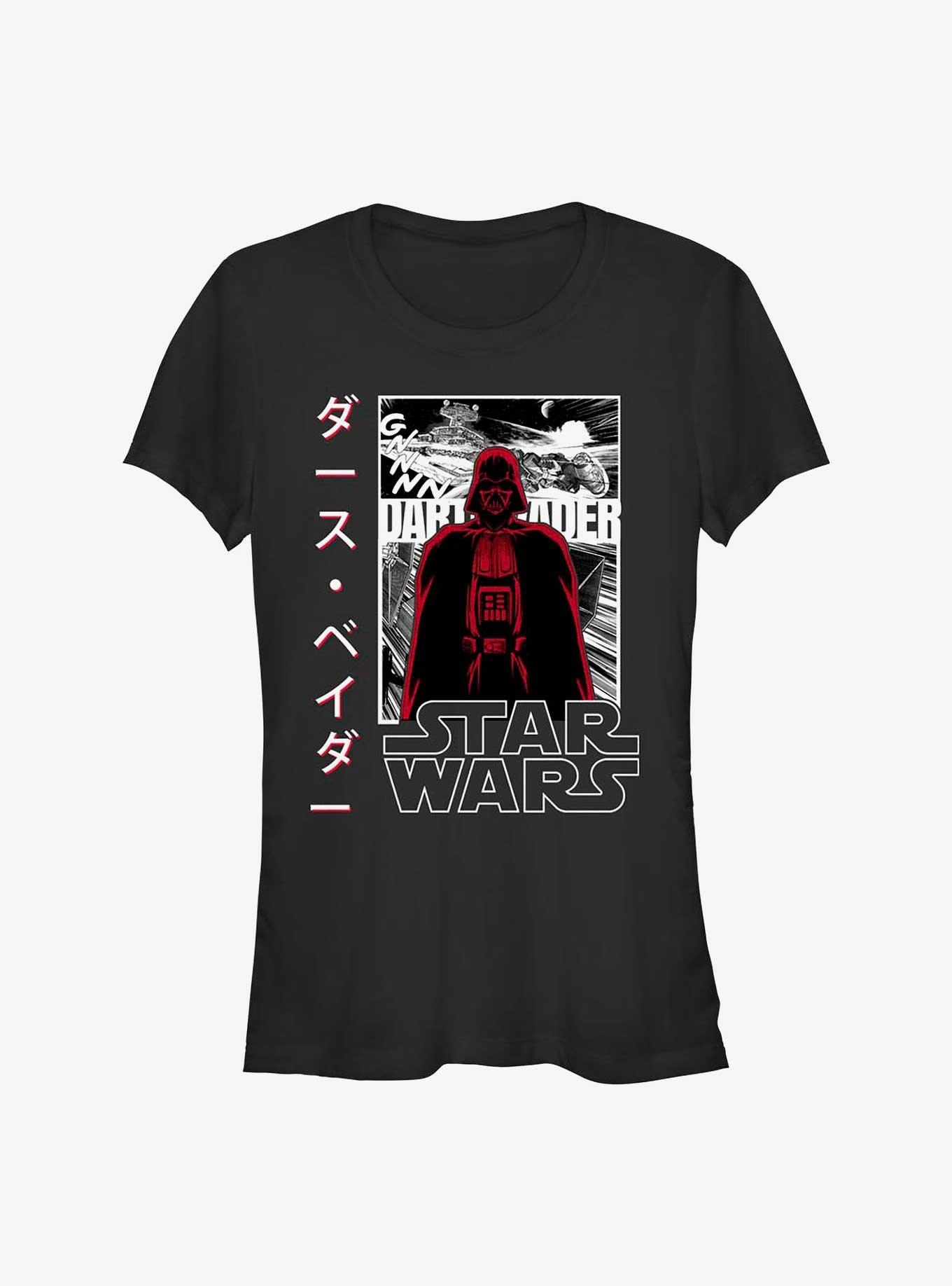 Star Wars Darth Vader in Japanese Girls T-Shirt, , hi-res