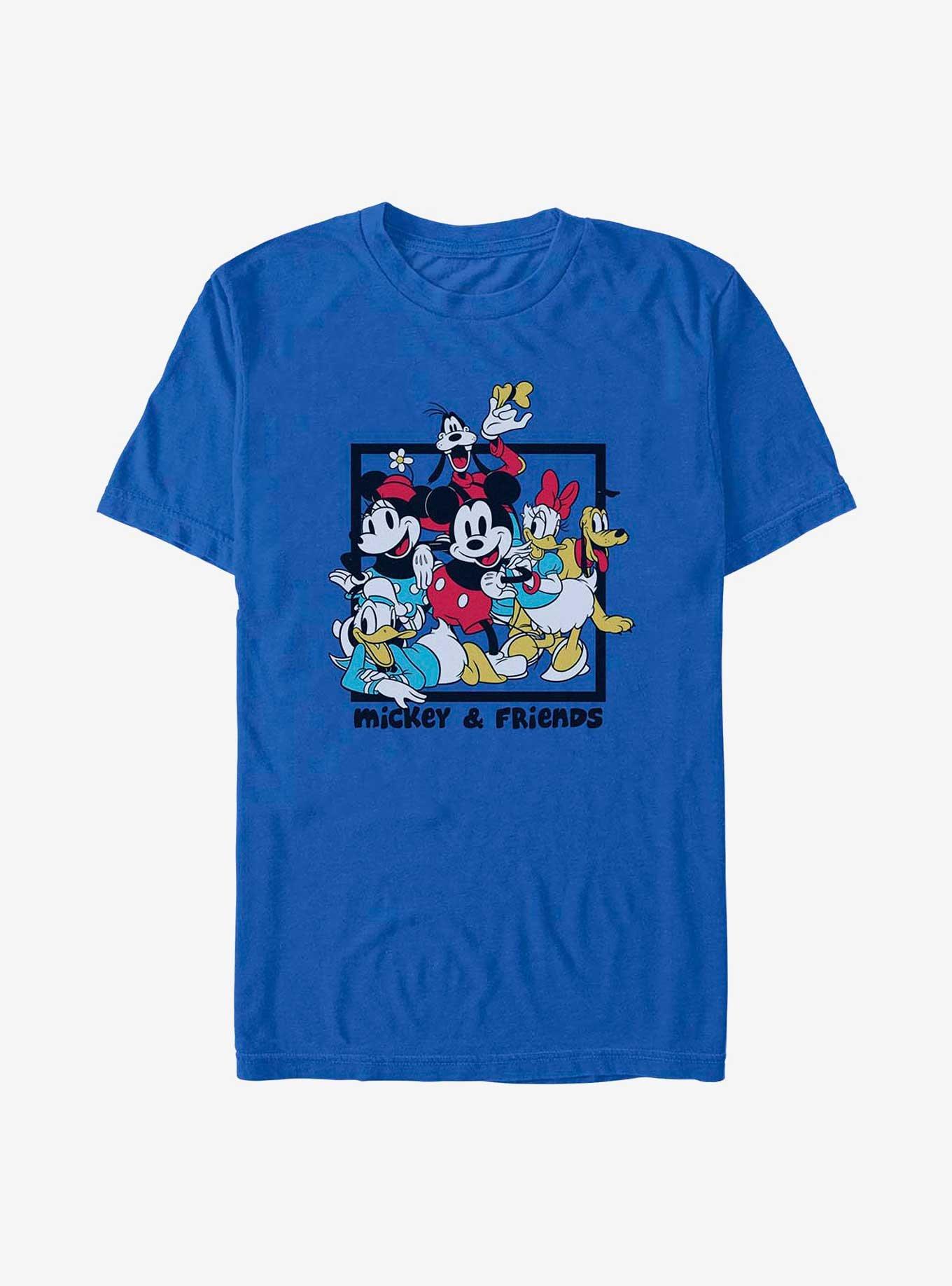 Disney Mickey Mouse & Friends Square T-Shirt - BLUE
