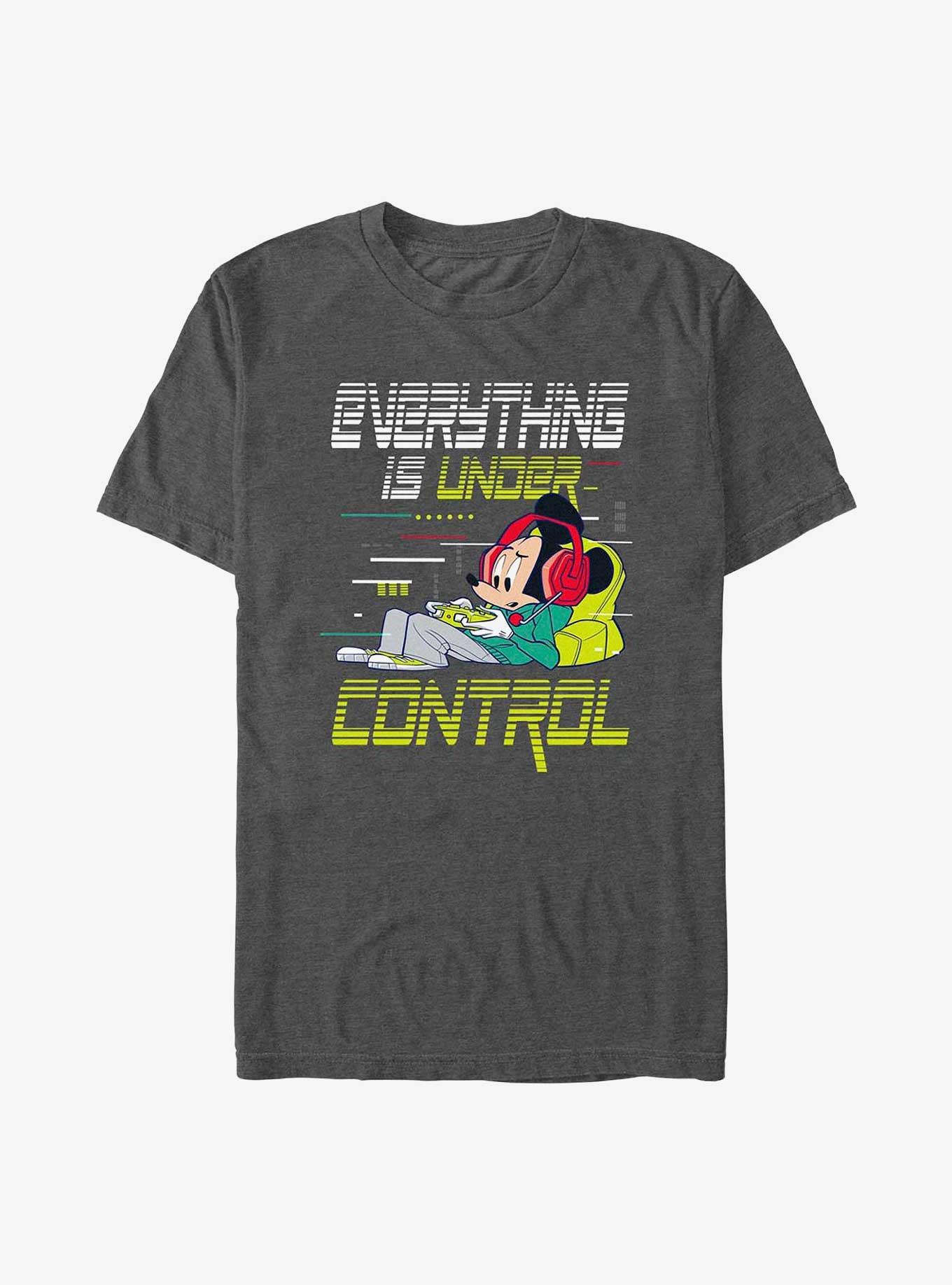 Disney Mickey Mouse Game Control T-Shirt, CHAR HTR, hi-res