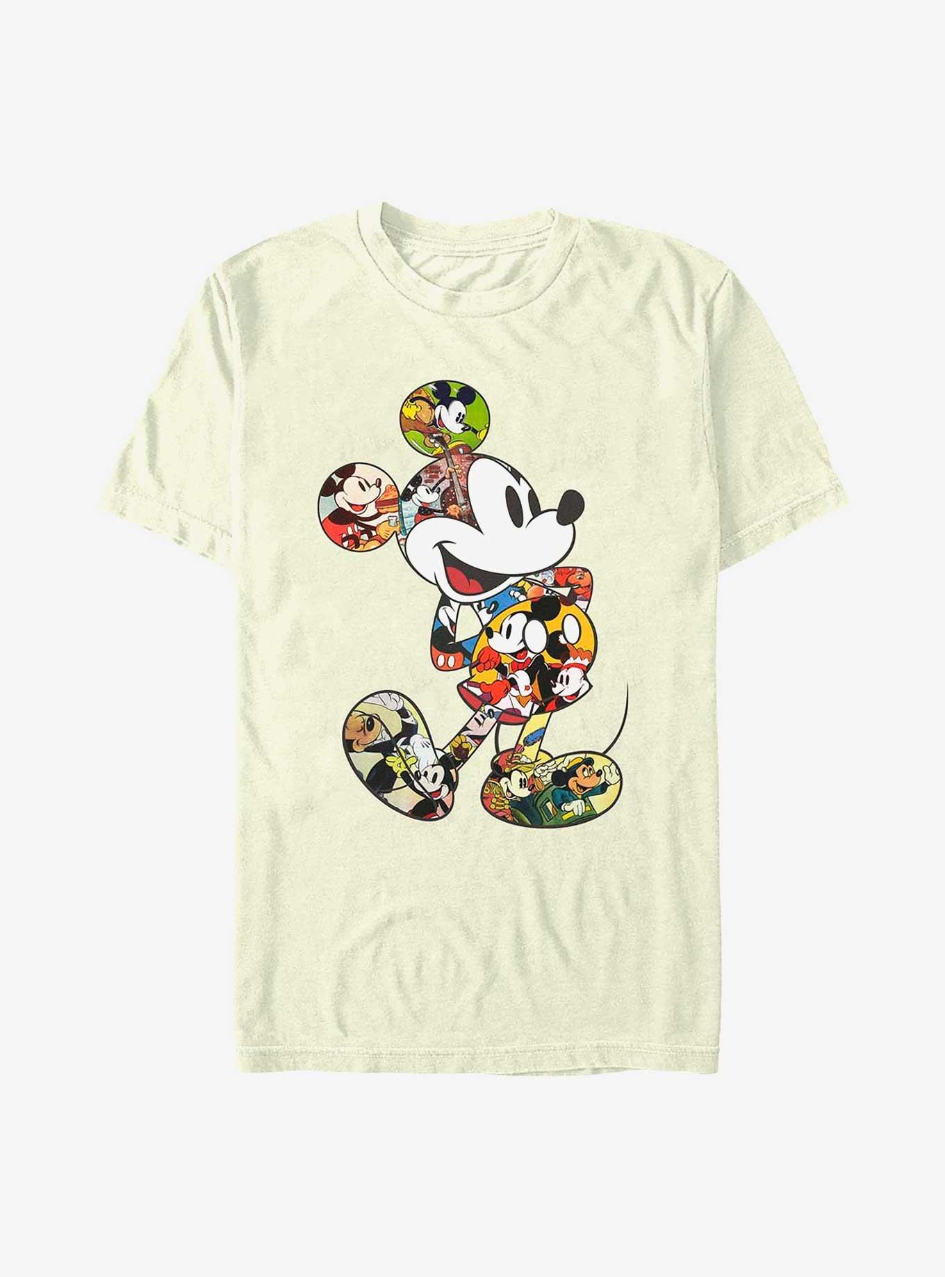 Disney Mickey Mouse Mickey Scenes T-Shirt, NATURAL, hi-res