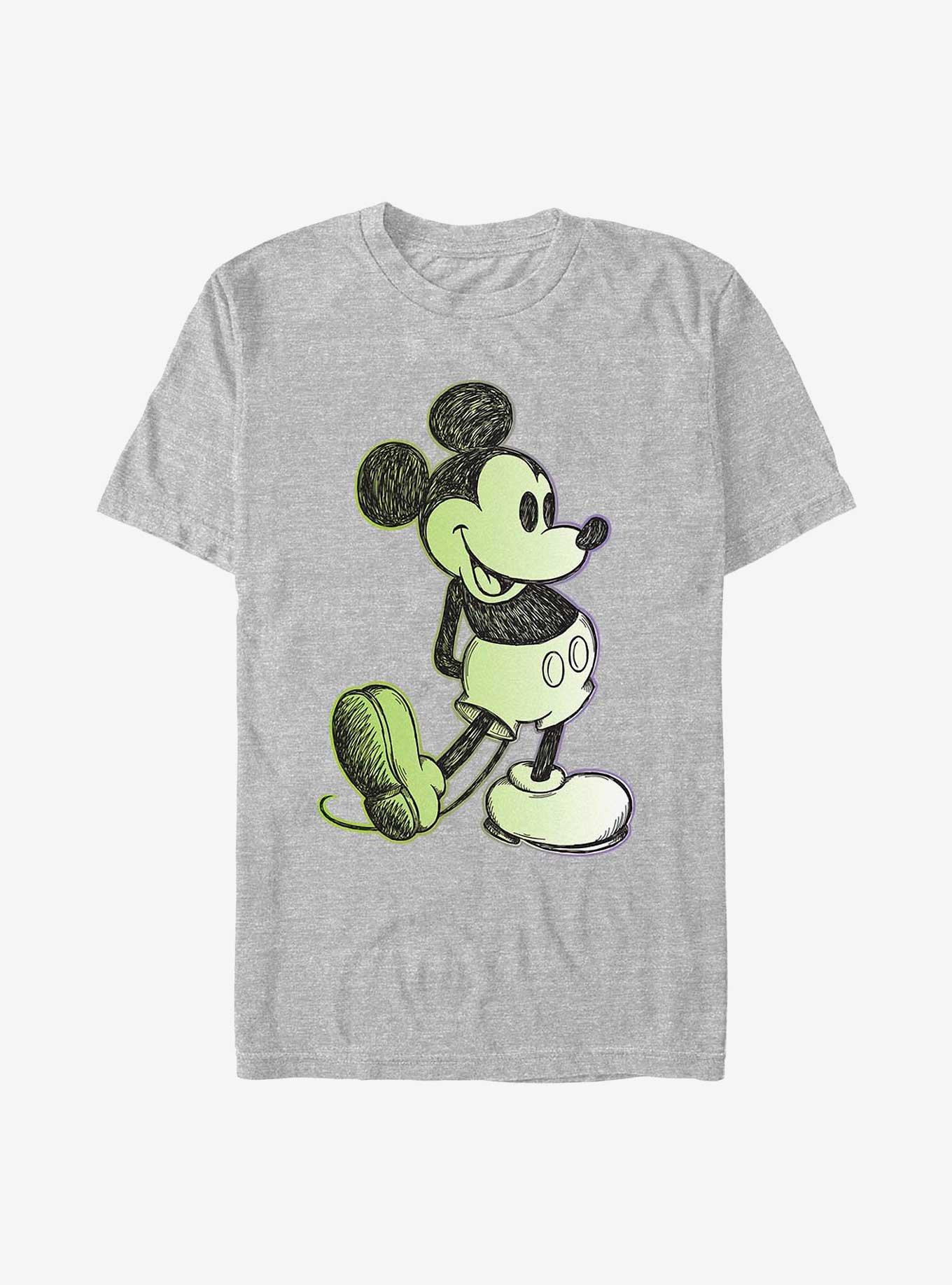 Disney Mickey Mouse Mickey Sketch T-Shirt, ATH HTR, hi-res