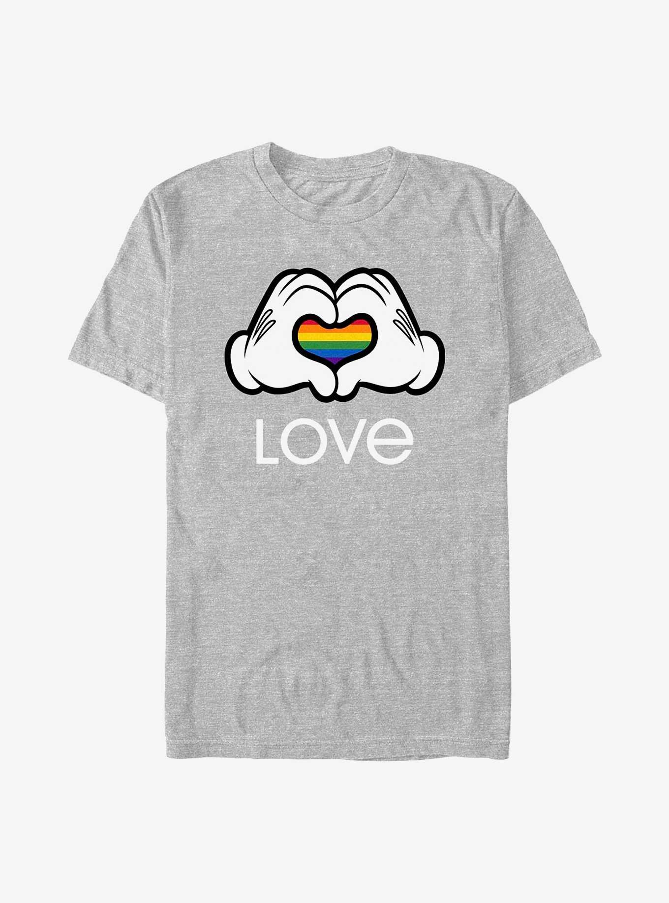 Disney Mickey Mouse Rainbow Love T-Shirt, , hi-res