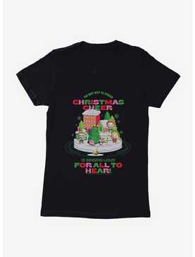 Elf Christmas Cheer Womens T-Shirt, , hi-res