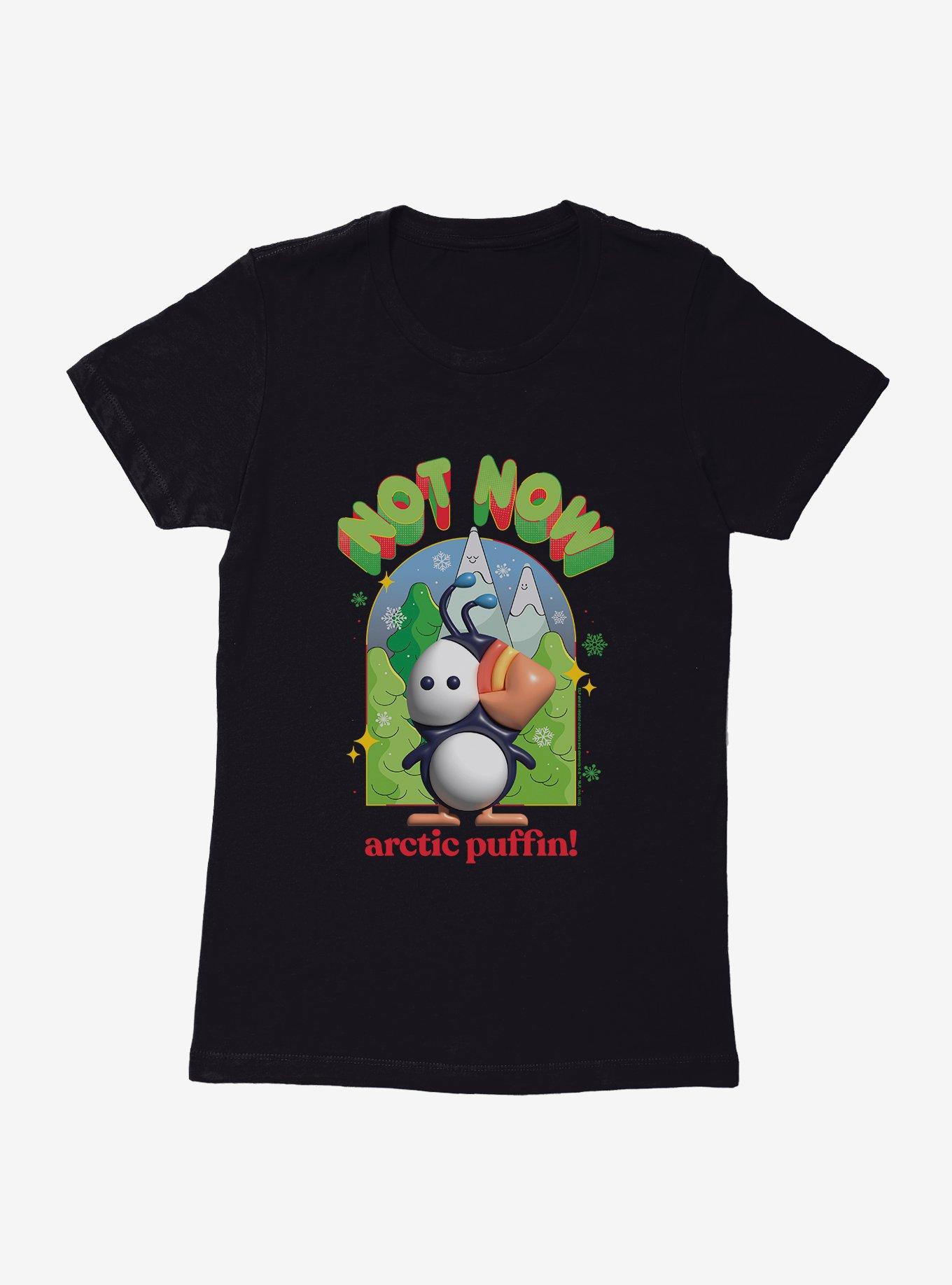 Elf Not Now Arctic Puffin Womens T-Shirt, , hi-res