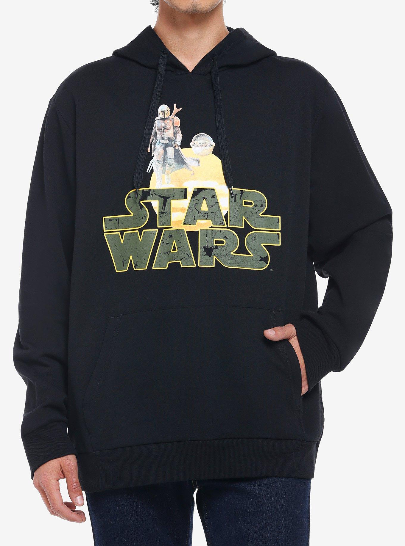 Star Wars The Mandalorian Sunset Hoodie, BLACK, hi-res