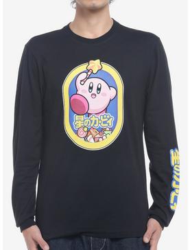 Kirby Japanese Text Long-Sleeve T-Shirt, , hi-res