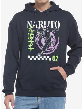 Naruto Shippuden Checkered Double-Sided Hoodie, , hi-res