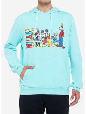Disney Mickey Mouse And Friends Teal Hoodie, , hi-res