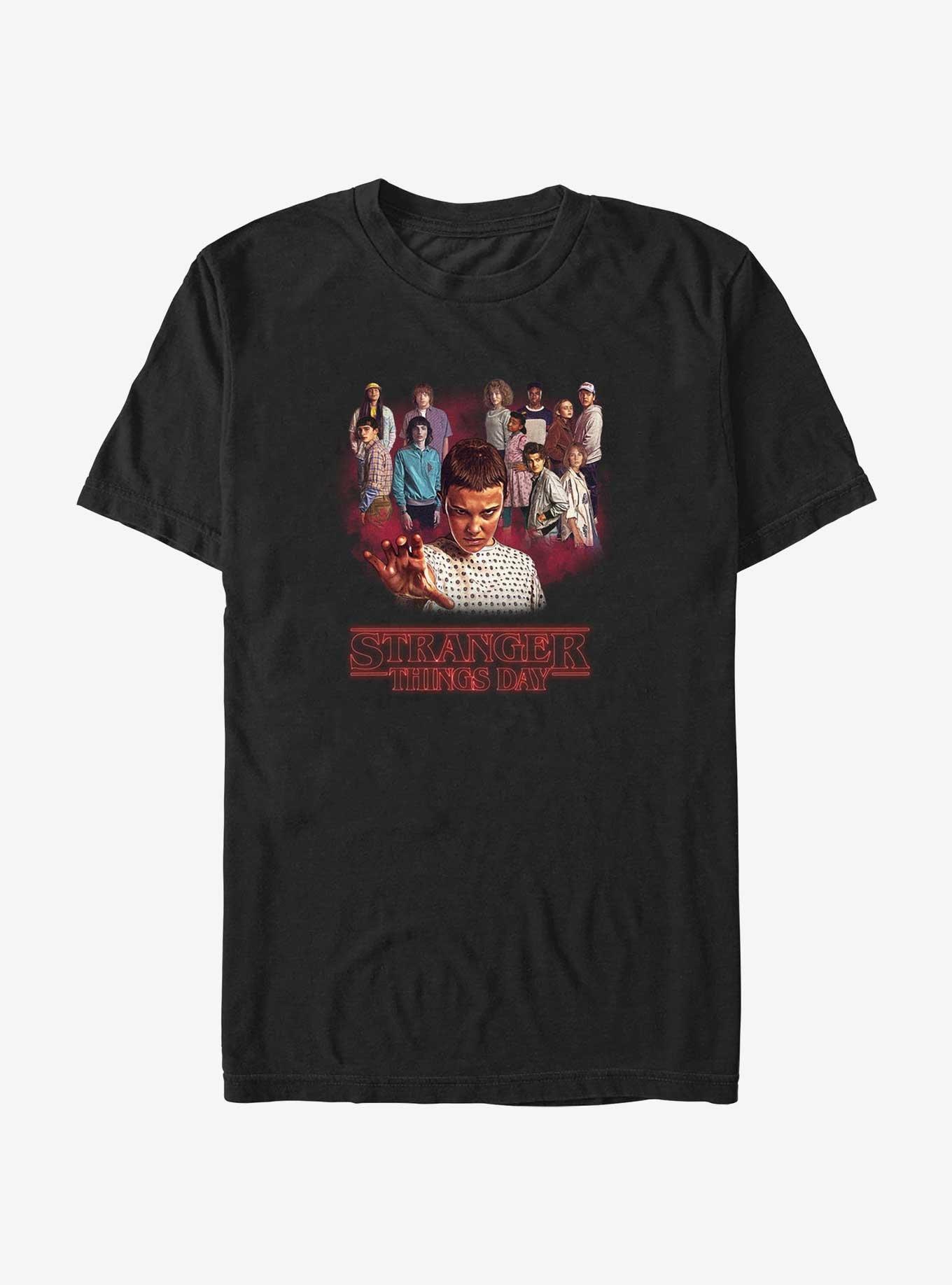 Stranger Things Day The Party T-Shirt, BLACK, hi-res