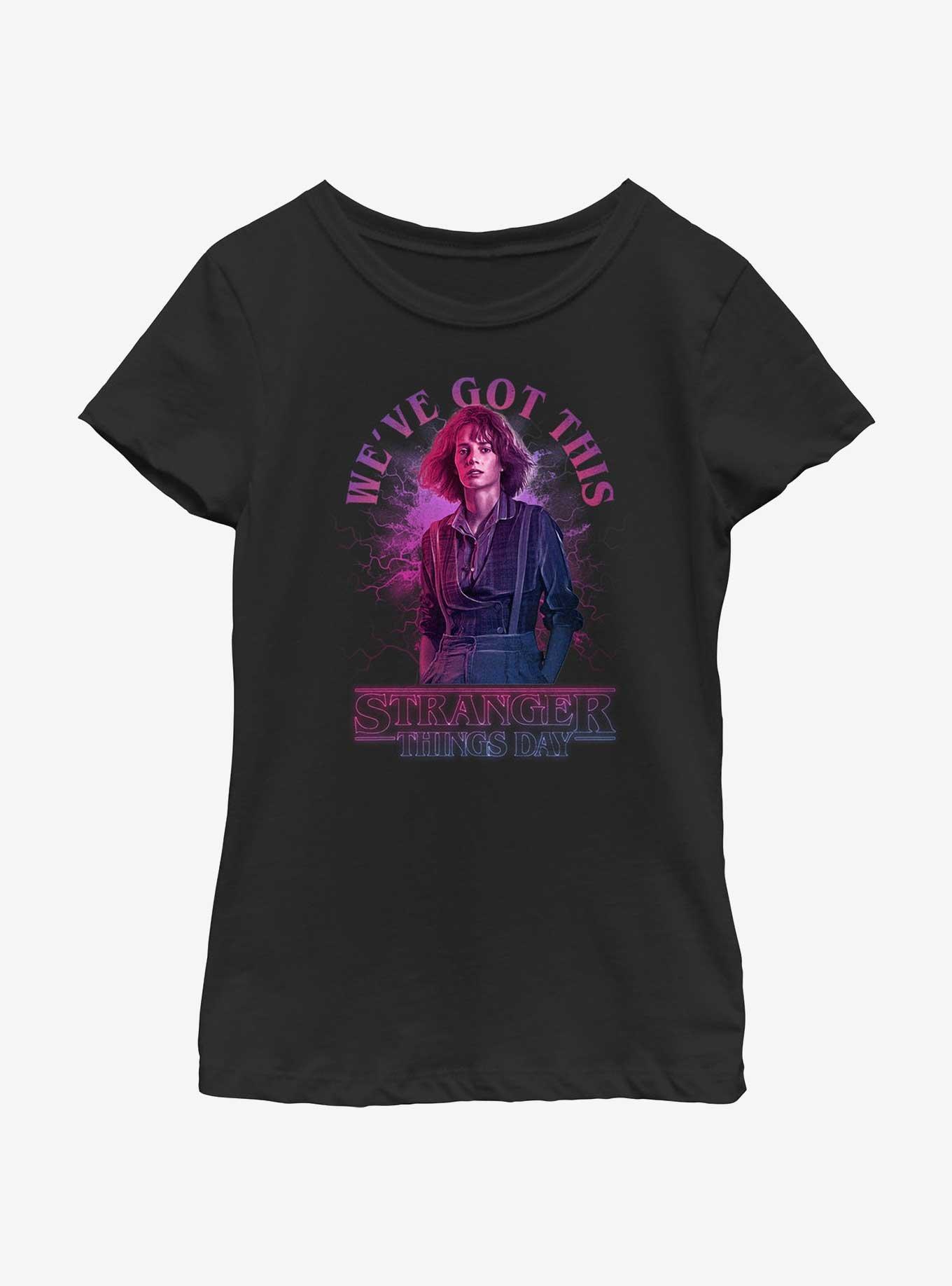 Stranger Things Day Robin We've Got This Youth Girls T-Shirt, BLACK, hi-res