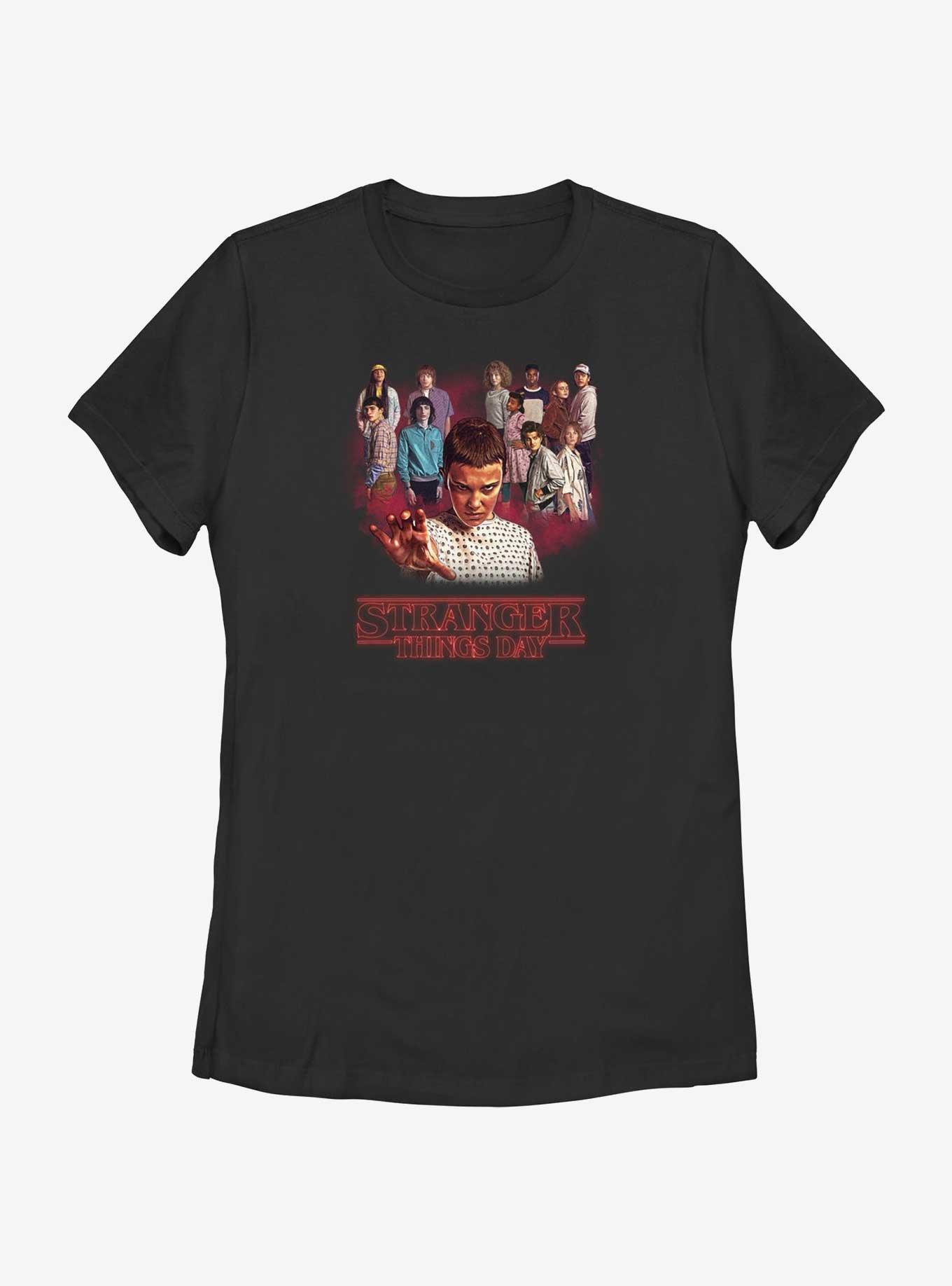 Stranger Things Day The Party Womens T-Shirt, BLACK, hi-res