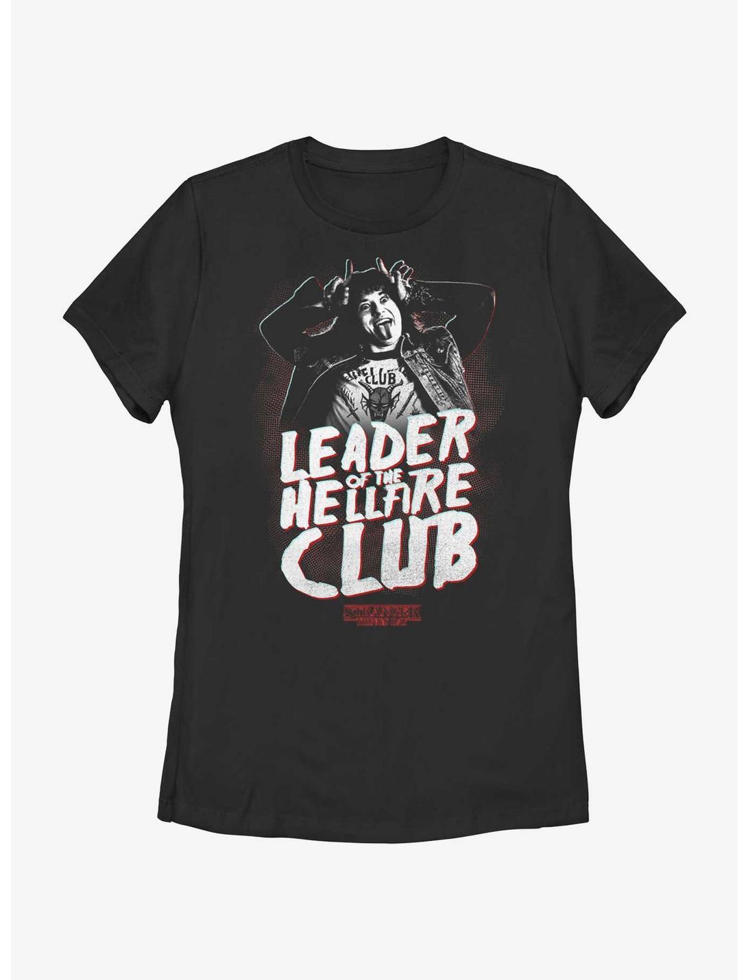 Stranger Things Day Eddie Munson Leader Of The Hellfire Club Womens T-Shirt, BLACK, hi-res