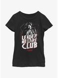 Stranger Things Day Eddie Munson Leader Of The Hellfire Club Youth Girls T-Shirt, BLACK, hi-res