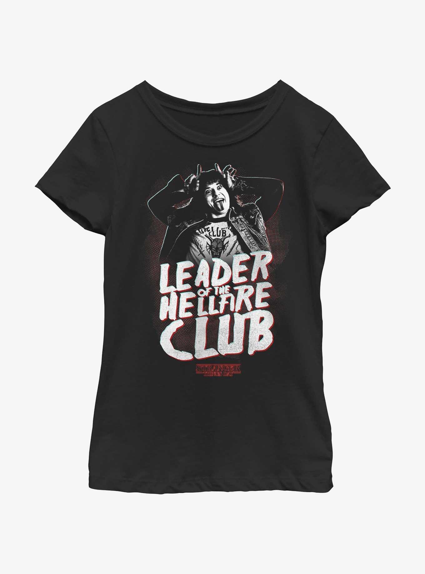 Stranger Things Day Eddie Munson Leader Of The Hellfire Club Youth Girls T-Shirt, , hi-res