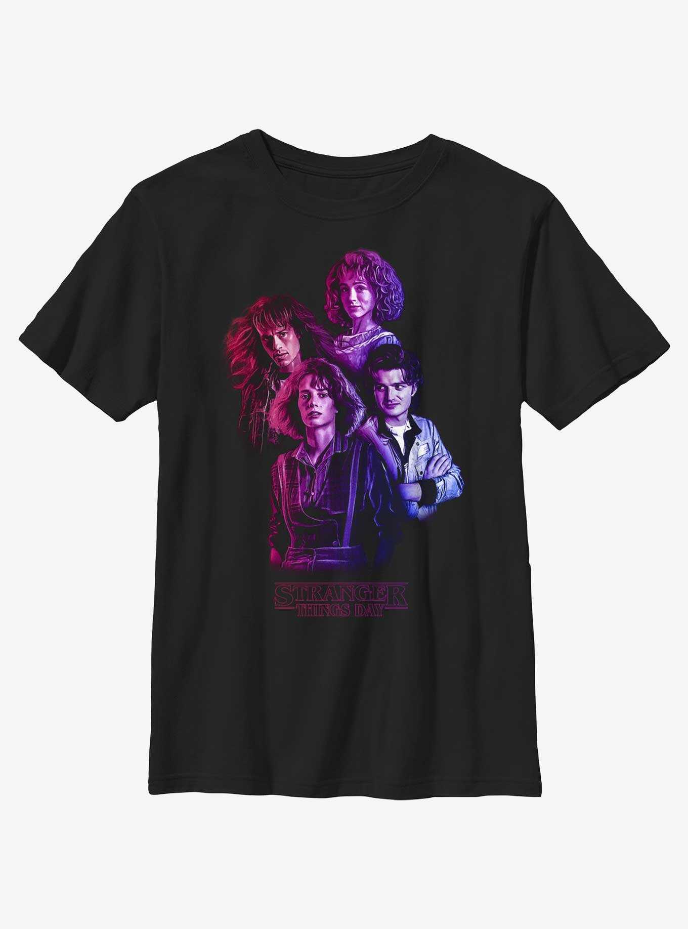Stranger Things Day Gradient Group Youth T-Shirt, , hi-res