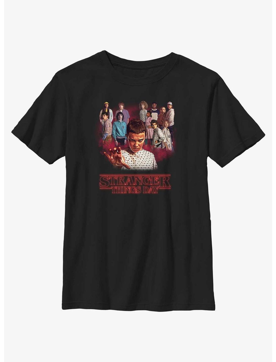 Stranger Things Day The Party Youth T-Shirt, BLACK, hi-res